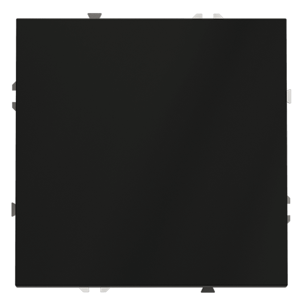 Выключатель встраиваемый VOLTUM S70 одноклавишный 10А, (черный матовый) VLS010108