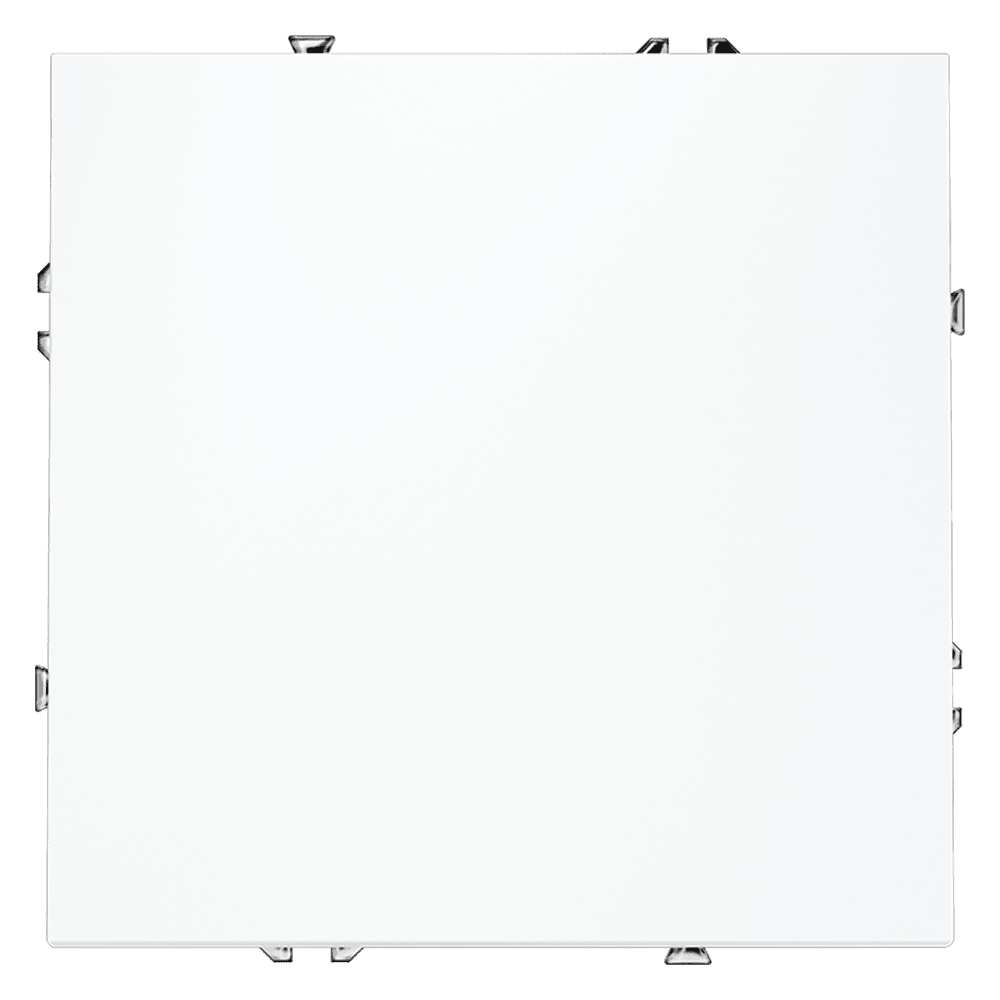 Перекрестный переключатель встраиваемый VOLTUM S70 одноклавишный 10А, (белый матовый) VLS010502