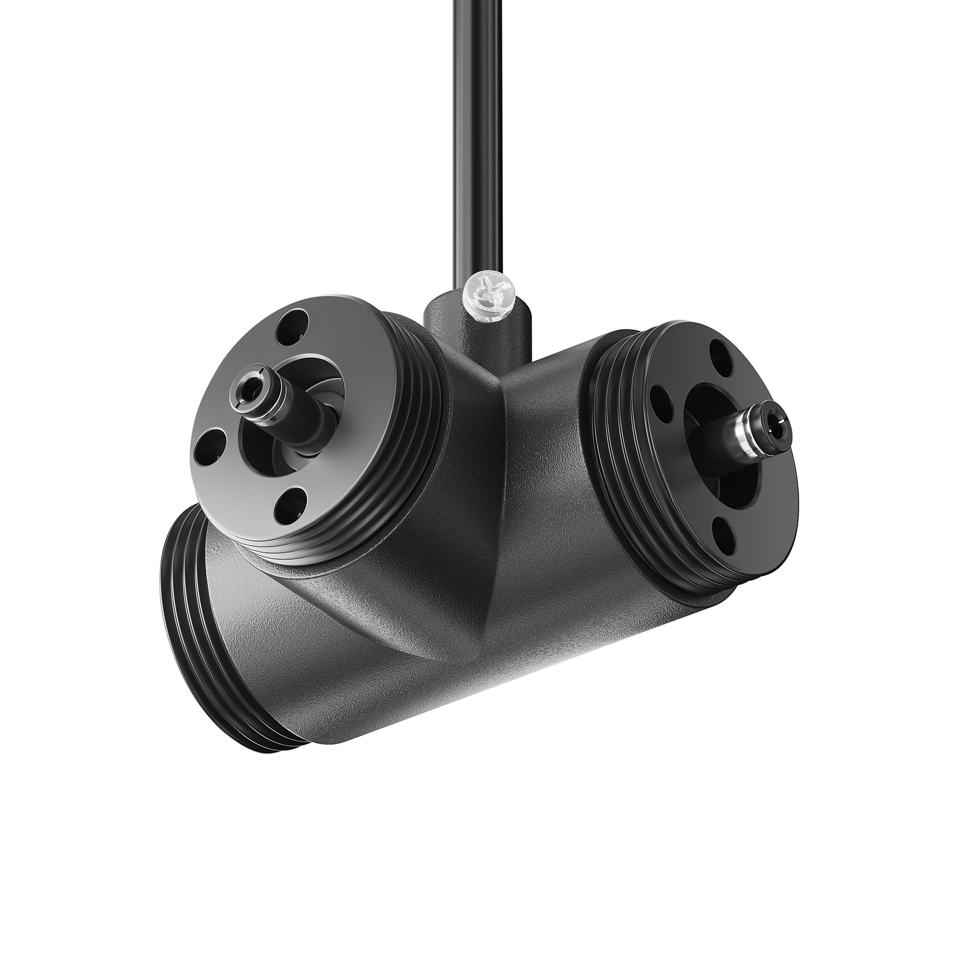 T-образный плоский коннектор для системы Shelf с вводом питания Maytoni Accessories for system Shelf CA015TC-P-B