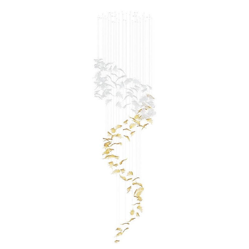 Люстра каскадная L'Arte Luce Luxury Flying Leaves L62909