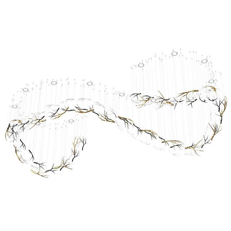 Люстра каскадная L'Arte Luce Luxury Antlers L63602