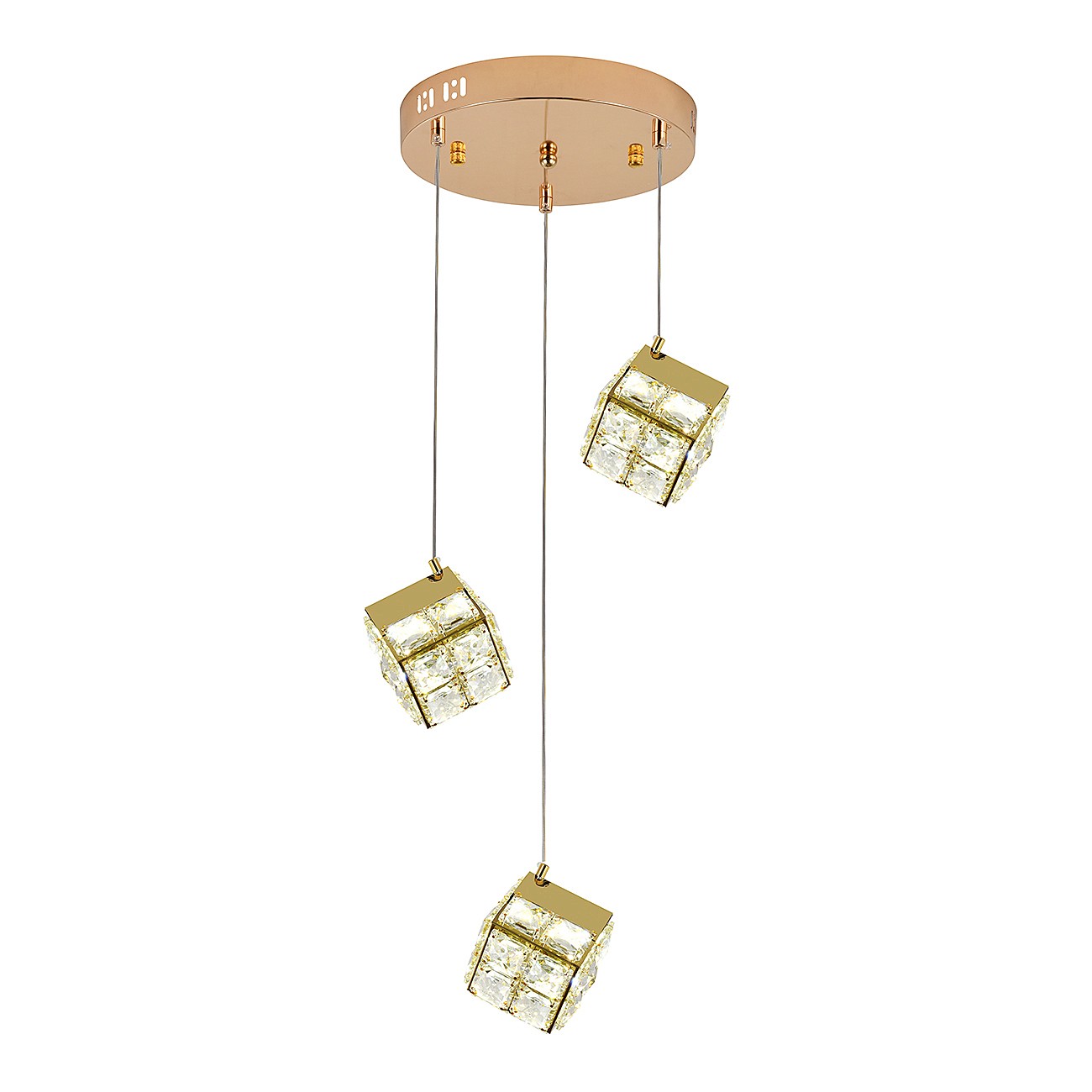 Светильник подвесной Indigo Radioso V000134L 12048/3P Gold