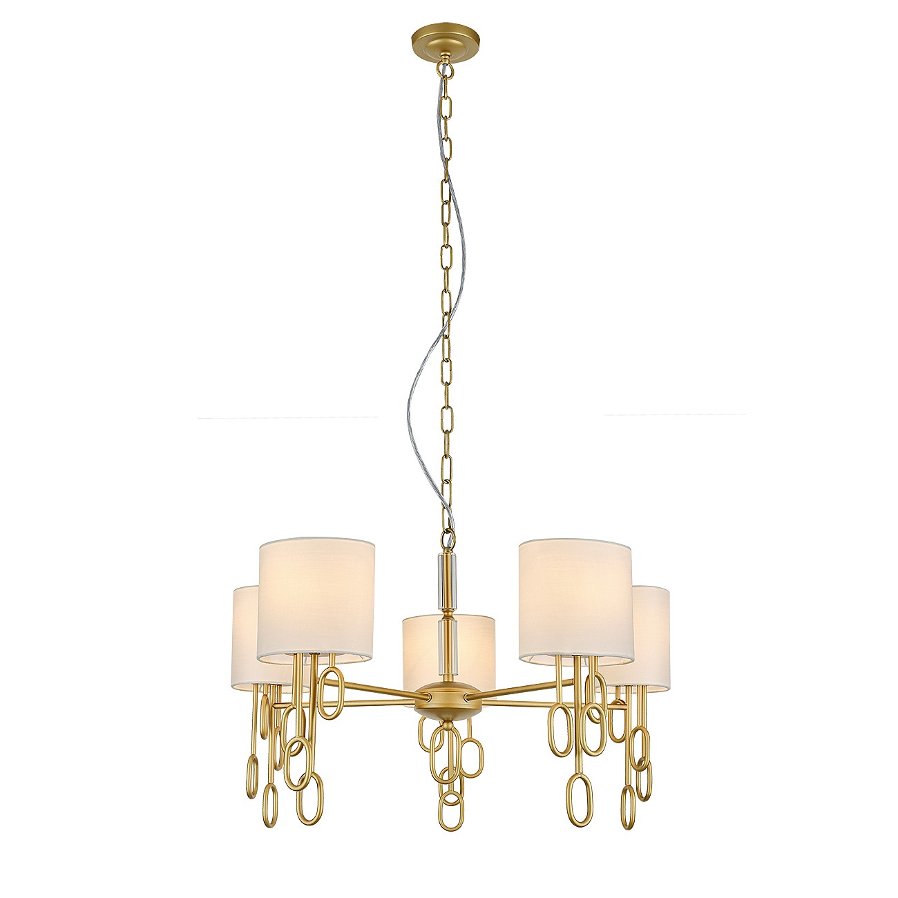 Подвесная люстра Indigo Amali V000479 13026/5P Gold