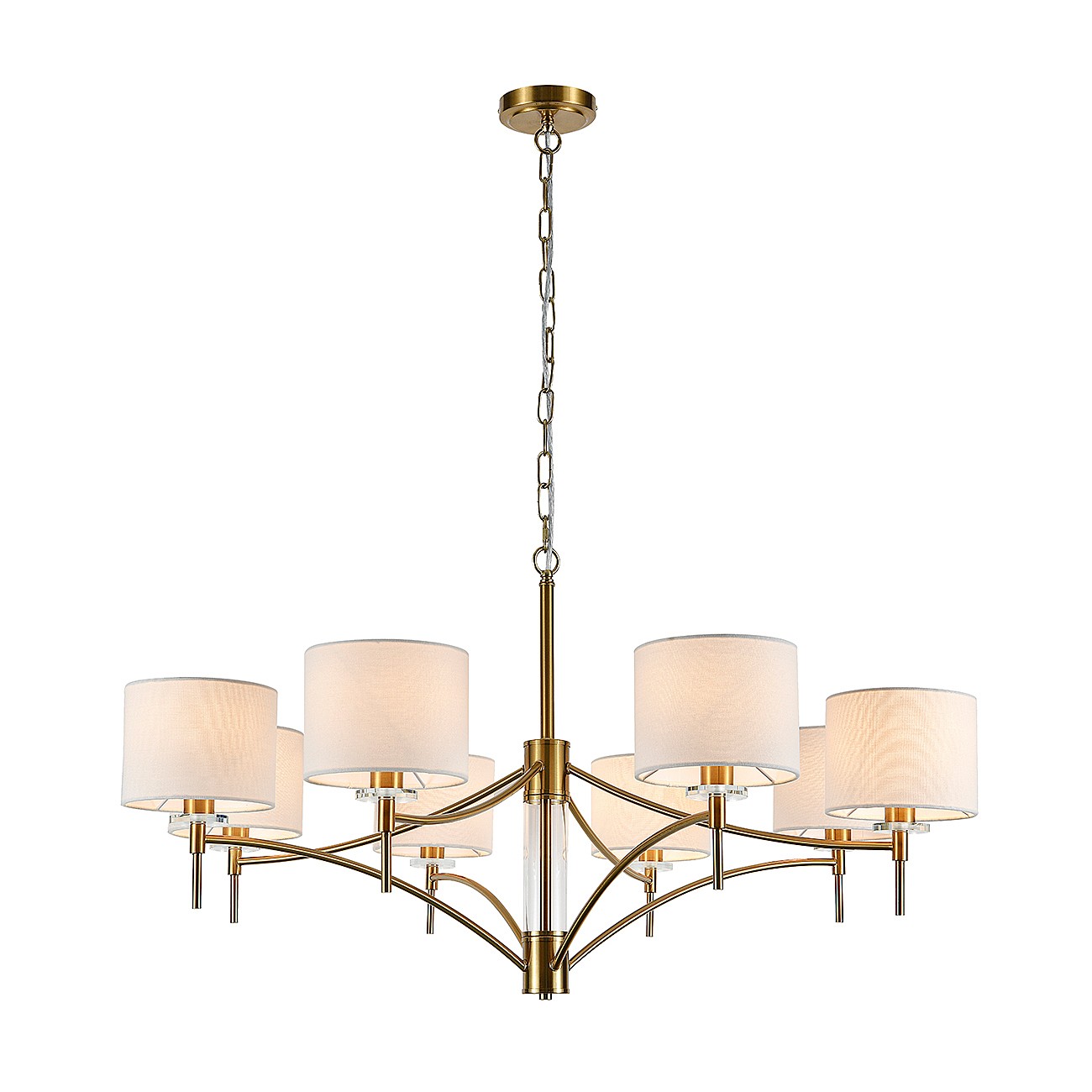 Подвесная люстра Indigo Boheme V000526 13031/8P Brass