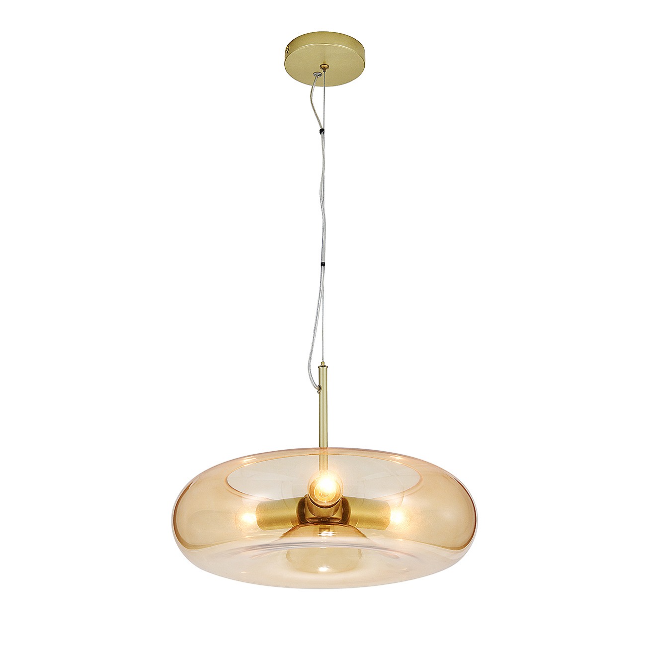 Подвесная люстра Indigo Leggero V000540 11062/3P Amber