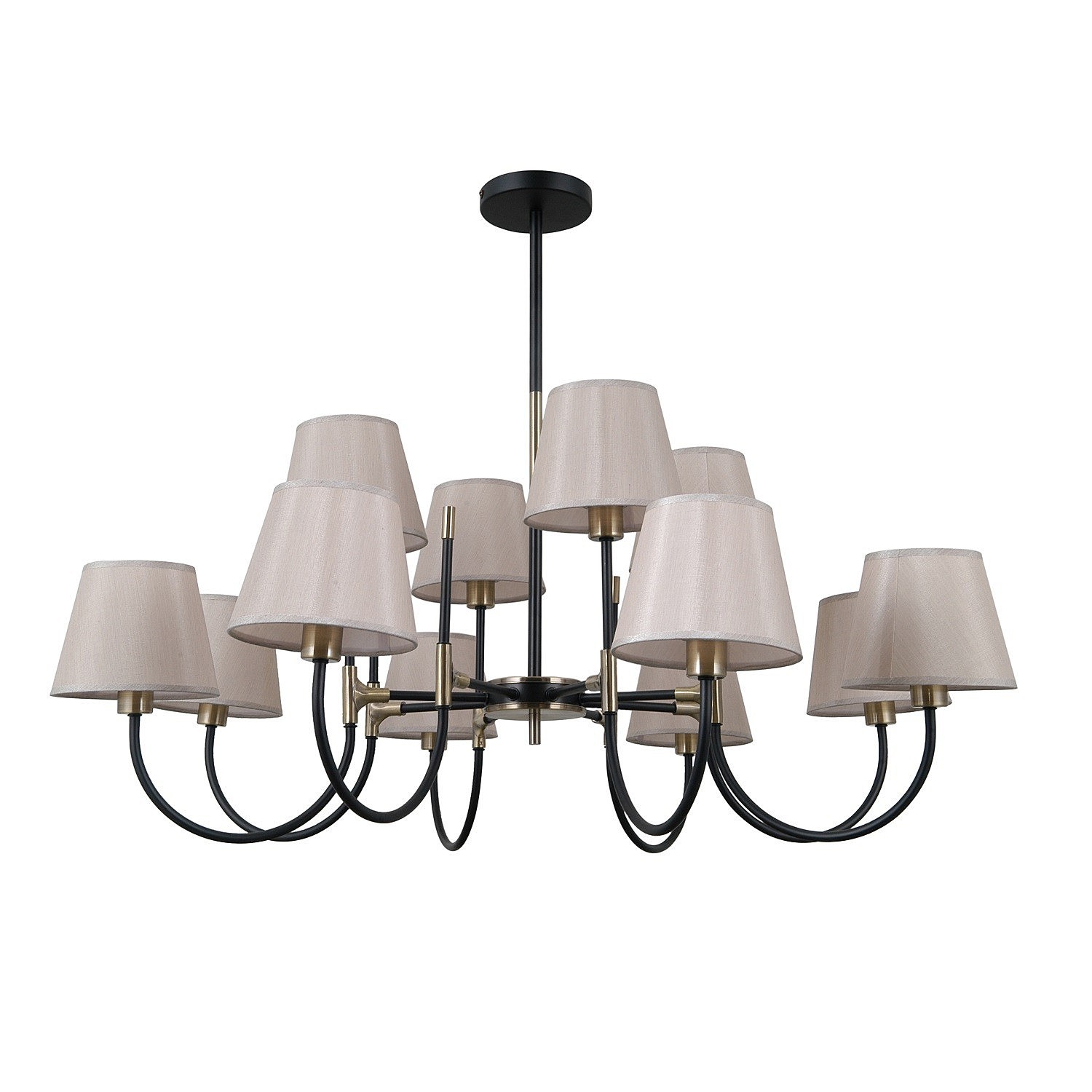 Потолочная люстра Gerhort G11099 G11099/12MBK+AB GR