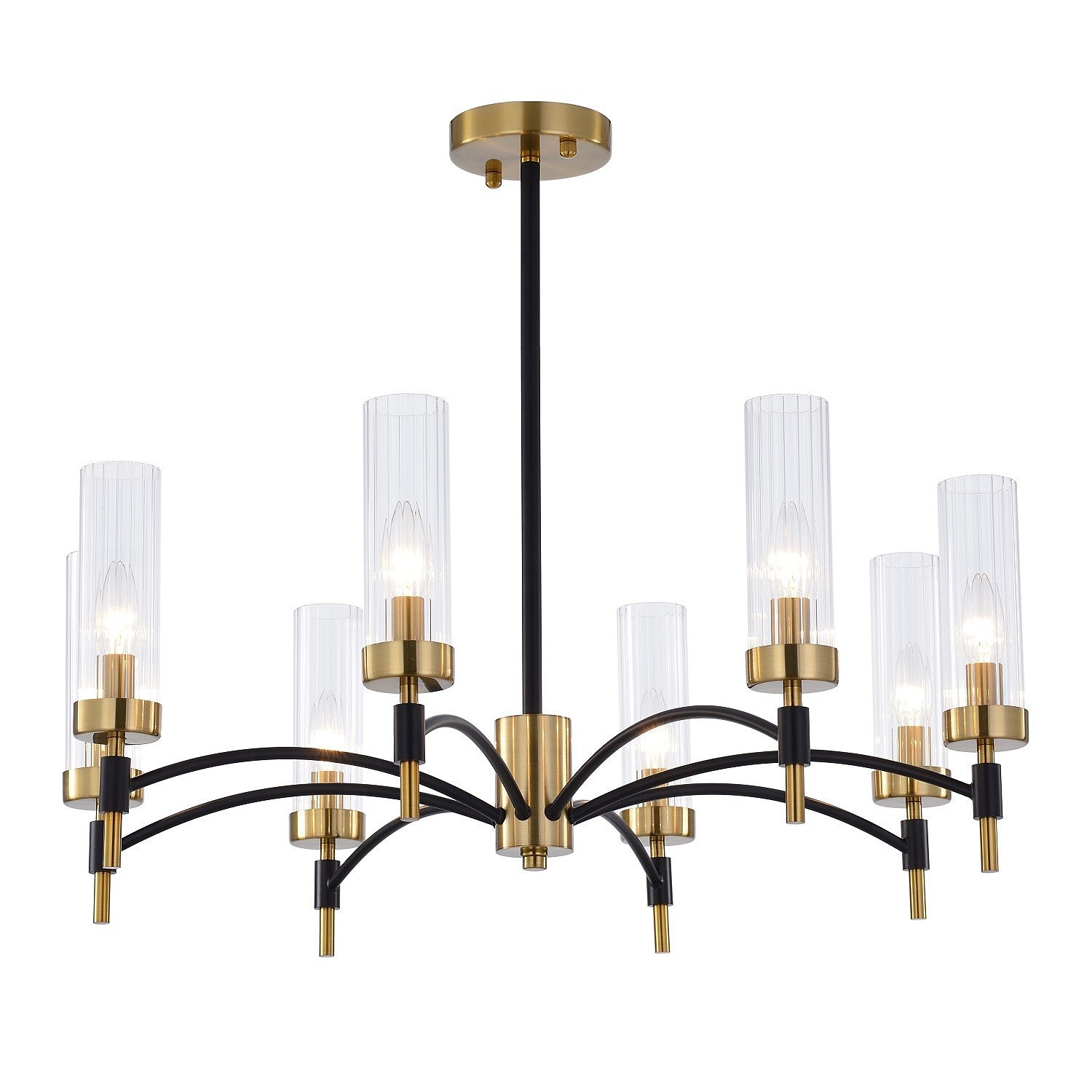 Потолочная люстра Gerhort G11101 G11101/8BRS+BK CL