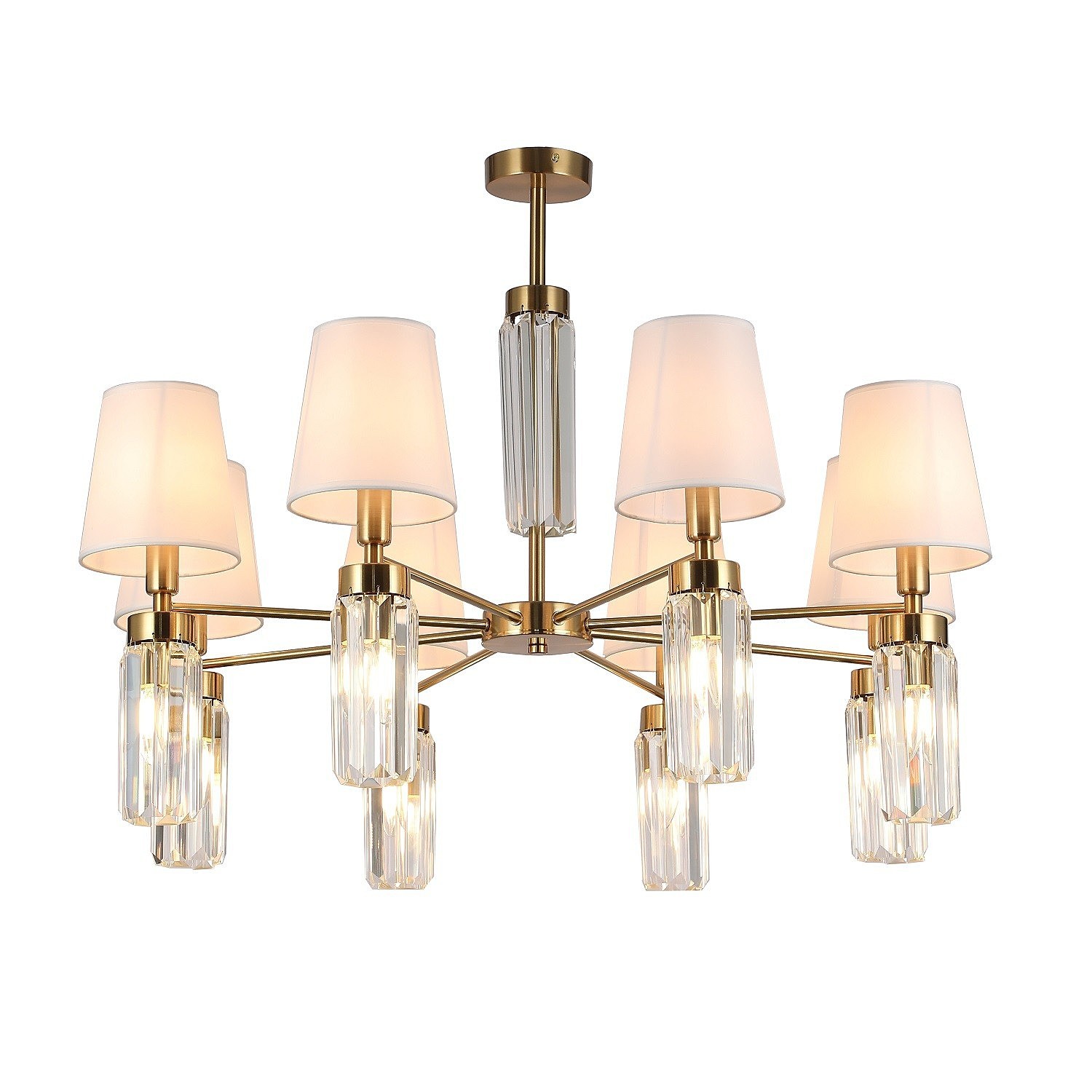 Потолочная люстра Gerhort G11103 G11103/12BRS CL WT