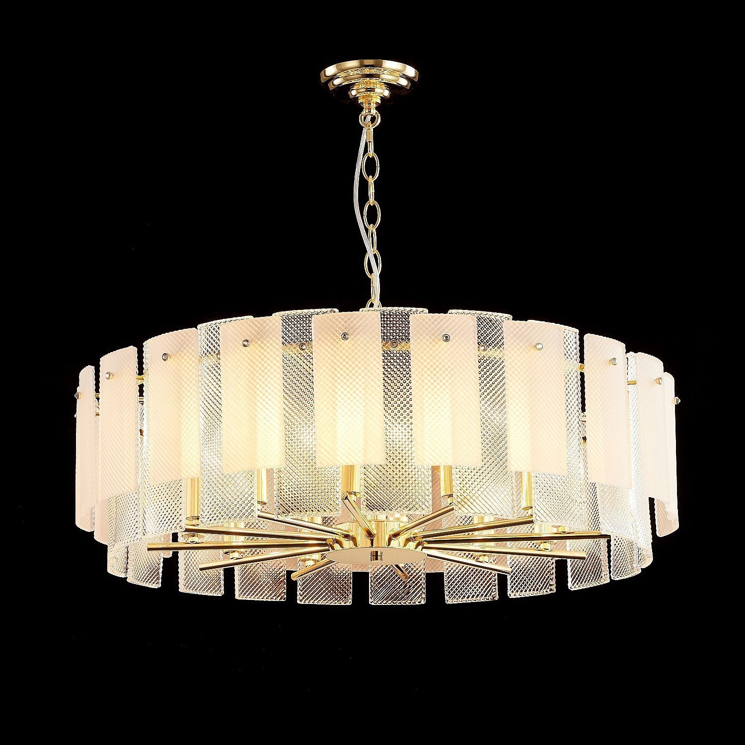 Подвесная люстра Gerhort G22041 G22041/12GD+CL+WT