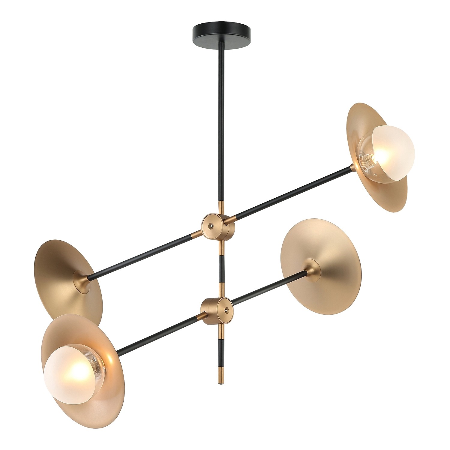 Потолочная люстра Gerhort G31085 G31085/4BK+BGD WT