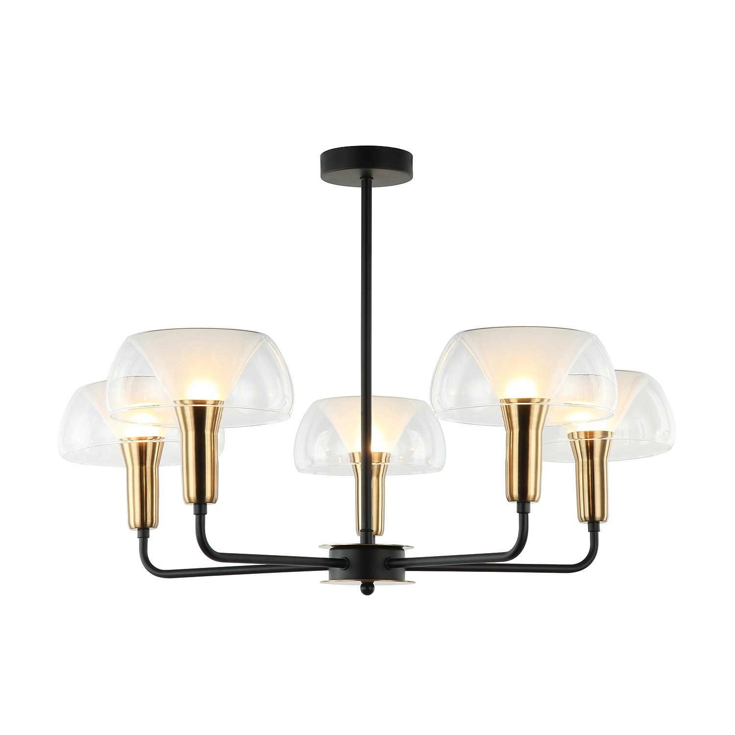 Потолочная люстра Gerhort G31123 G31123/5BK+AB CL