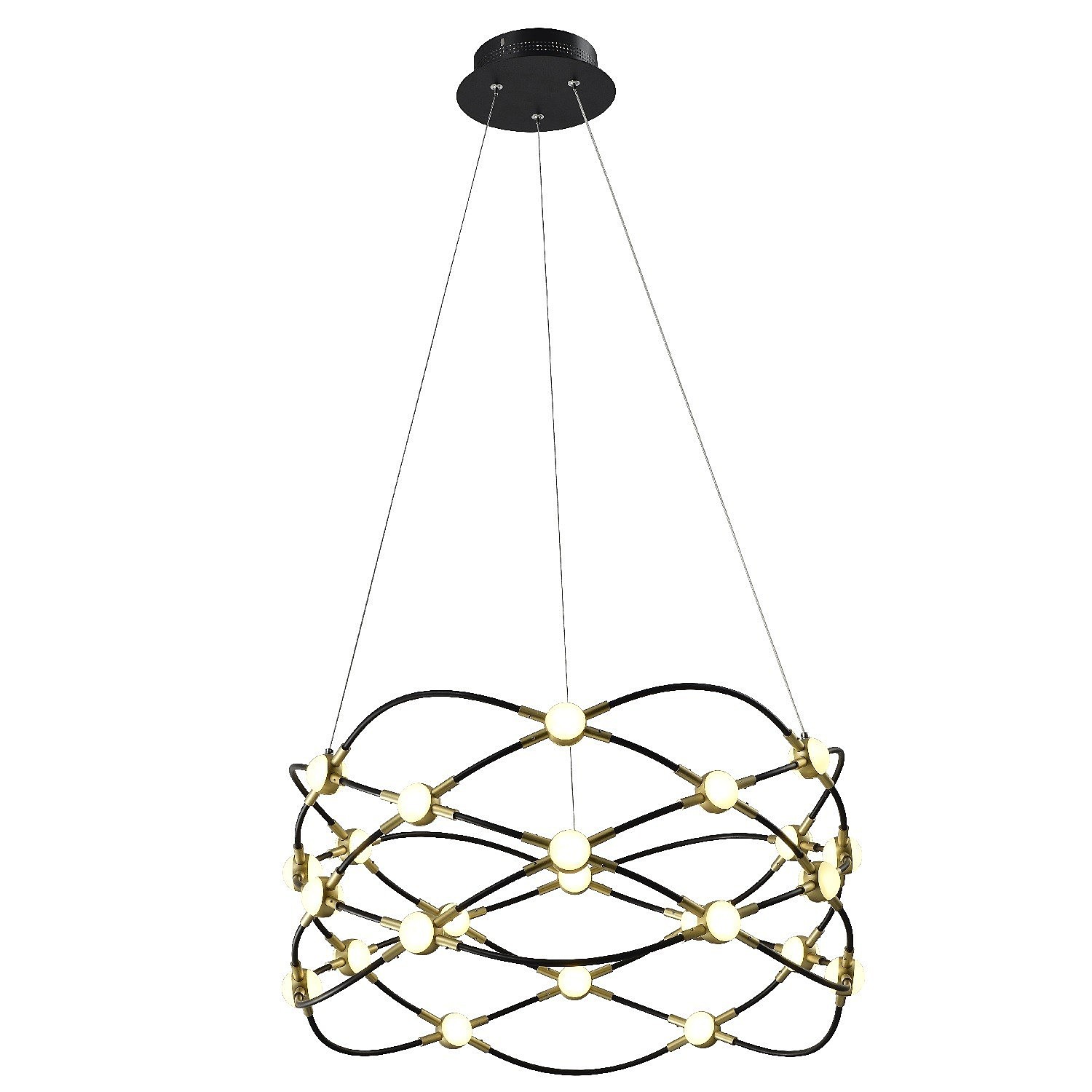 Подвесная люстра Gerhort G31141 G31141/1BK+GD