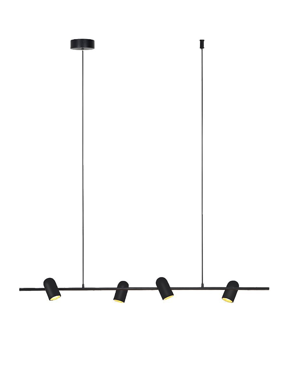 Светильник подвесной Gerhort G31227 G31227/4BK BK