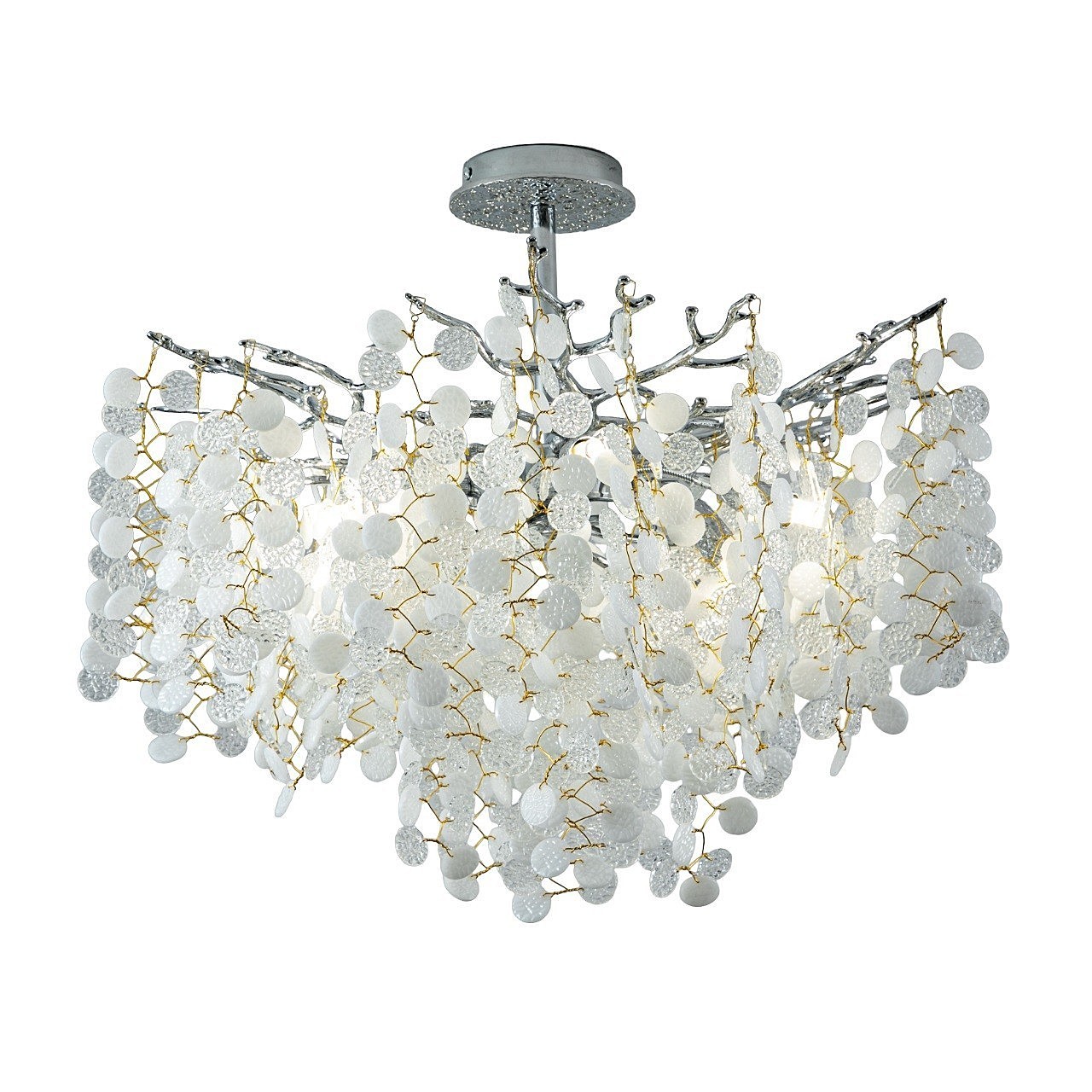 Потолочная люстра Gerhort G31322 G31322/8CR+CL+WT