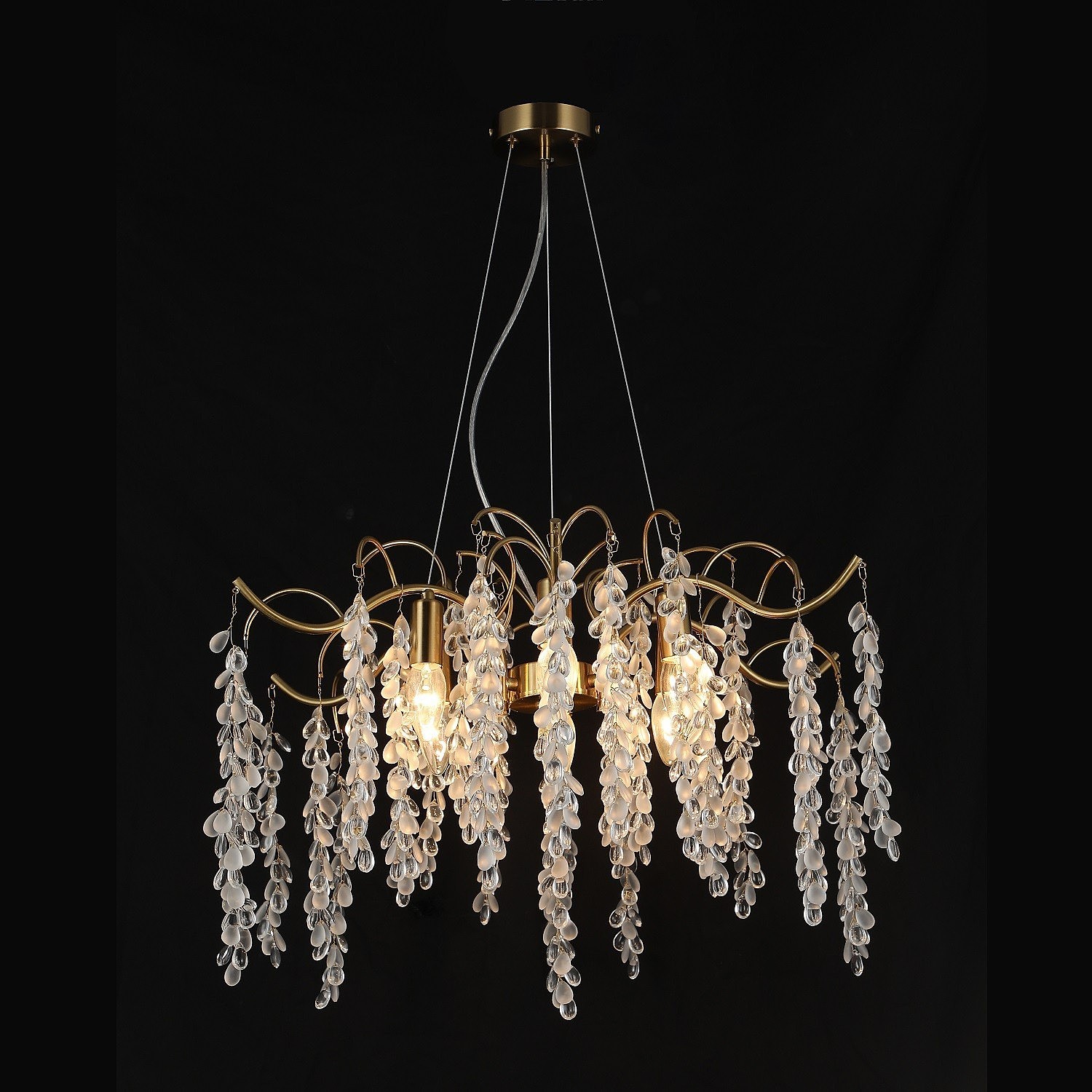 Подвесная люстра Gerhort G31326 G31326/6BRS+WT+CL