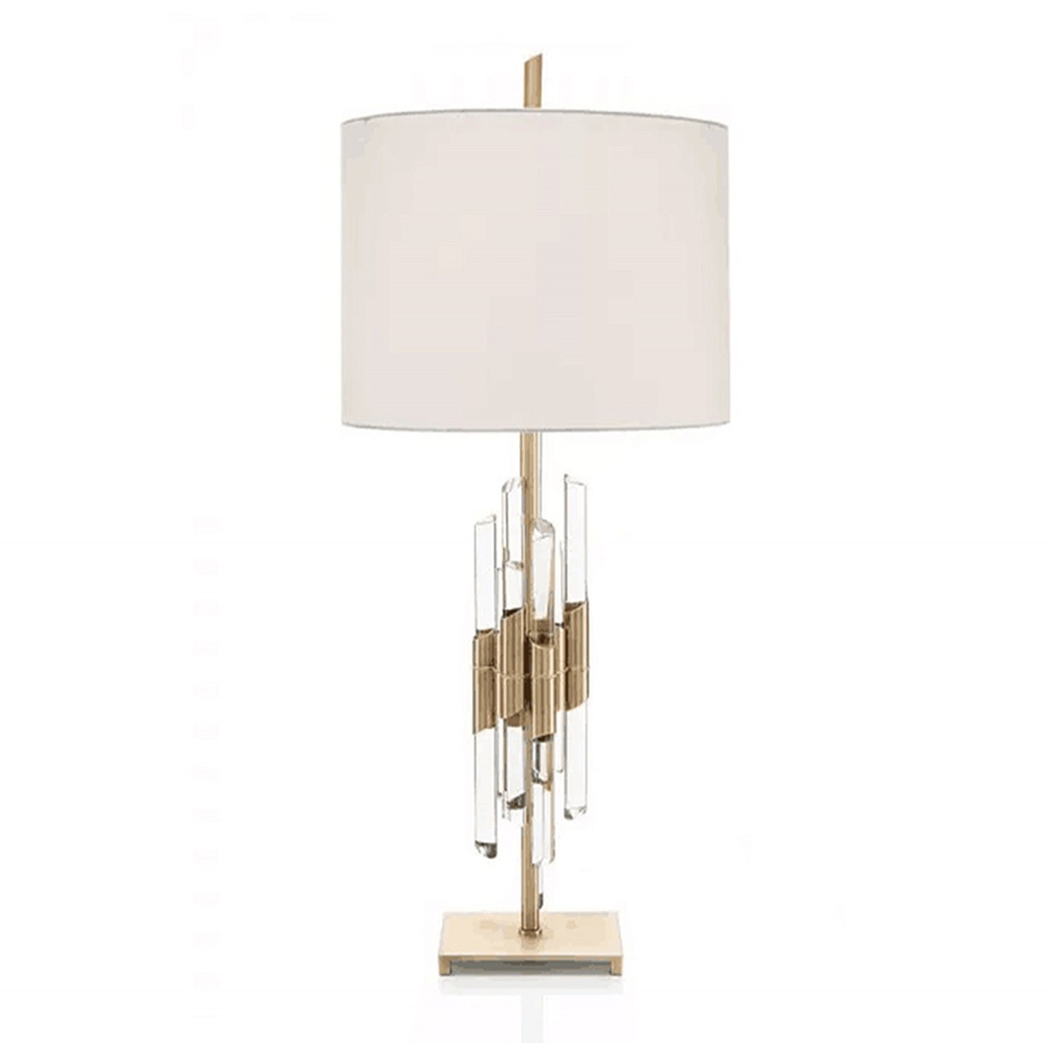 Настольная лампа Gerhort G32141 G32141/1T BRS+CL WT