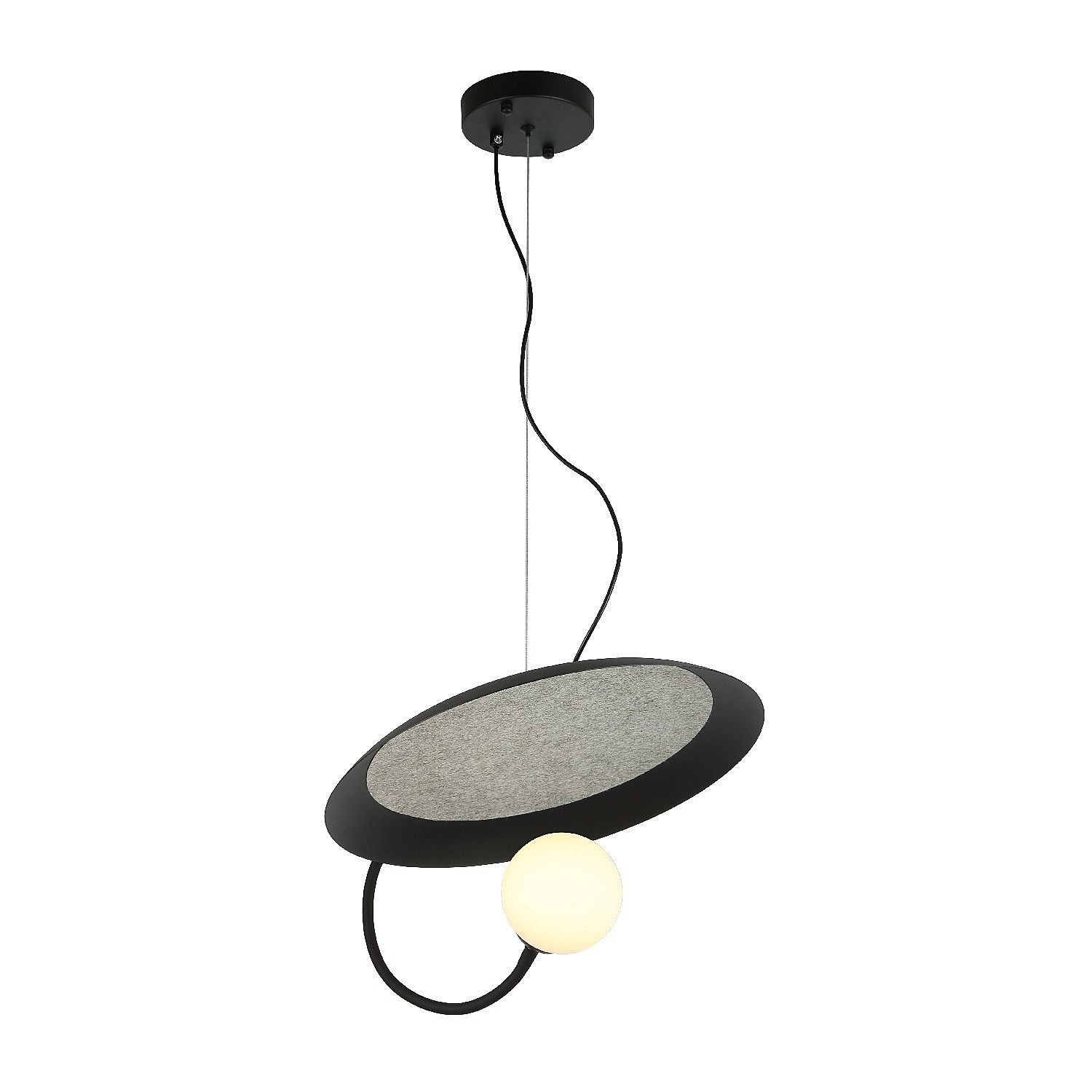 Светильник подвесной Gerhort G51097 G51097/1BK WT