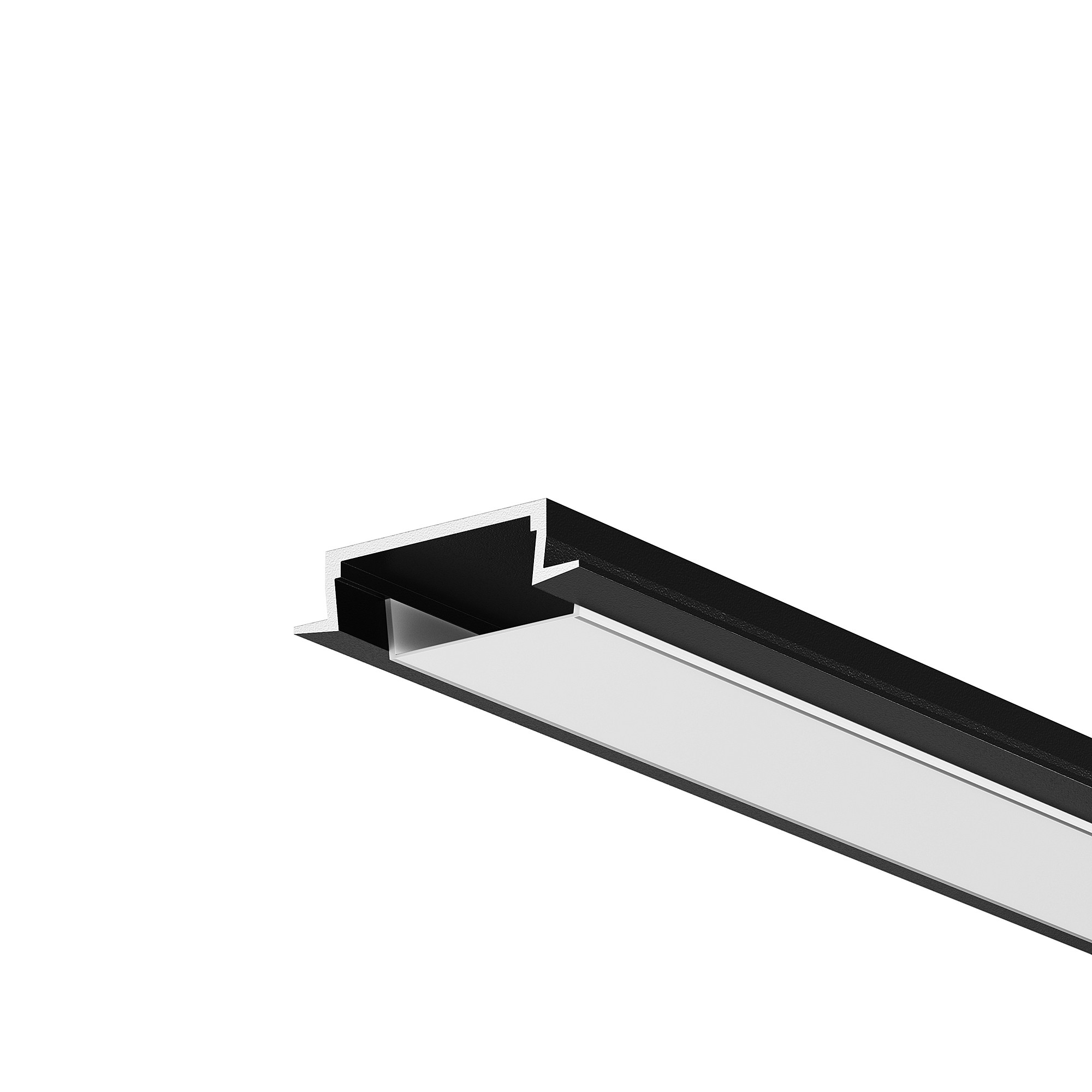 Профиль Maytoni Встраиваемый с накладным фланцем профиль 632010