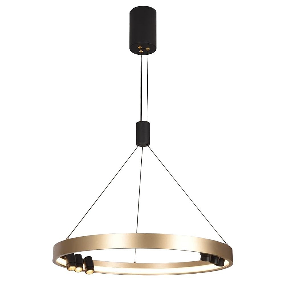 Подвесная люстра Gerhort G52128 G52128/1+6BK GD+BK