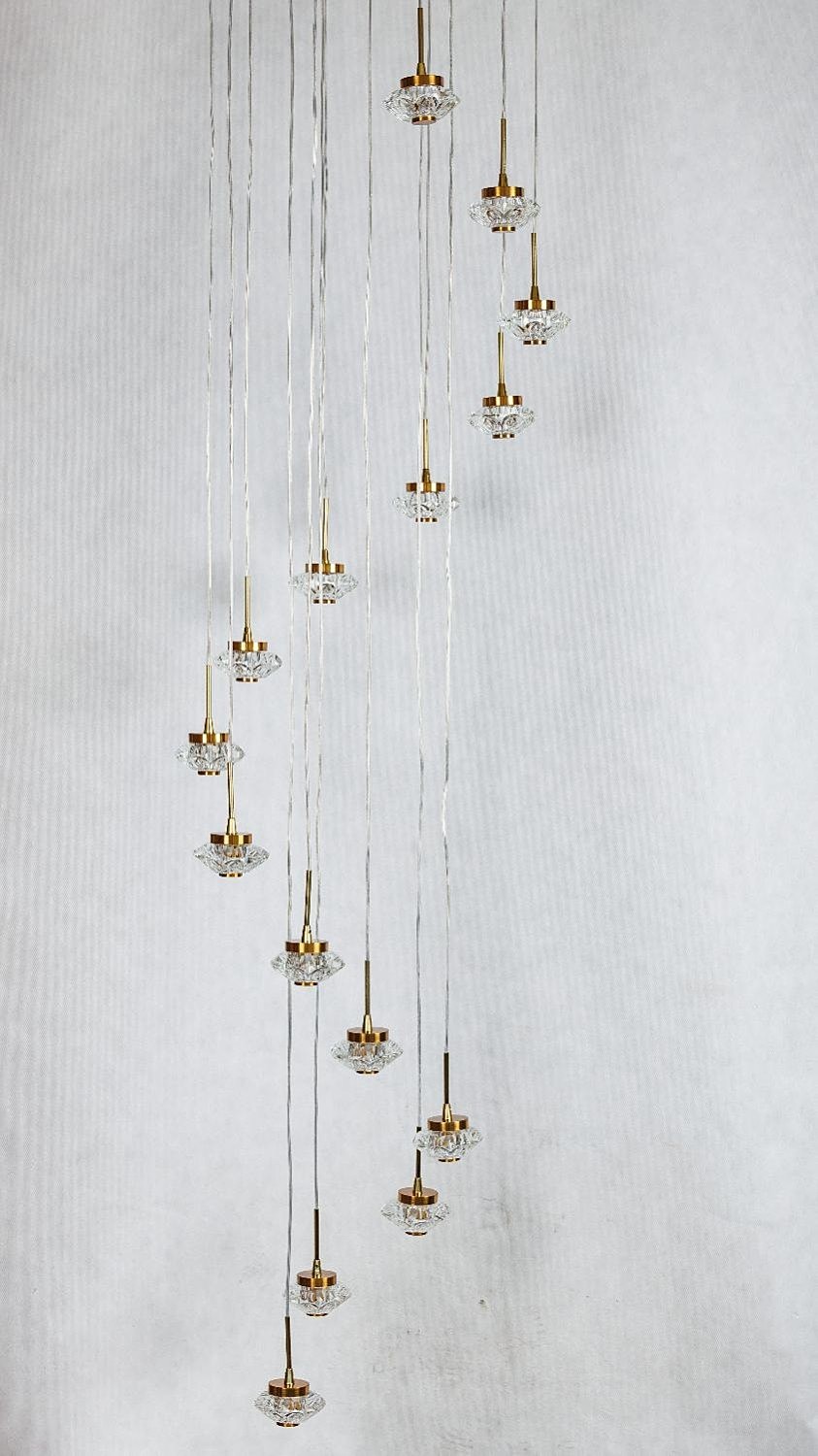 Люстра каскадная Gerhort G52140 G52142/15BRS CL