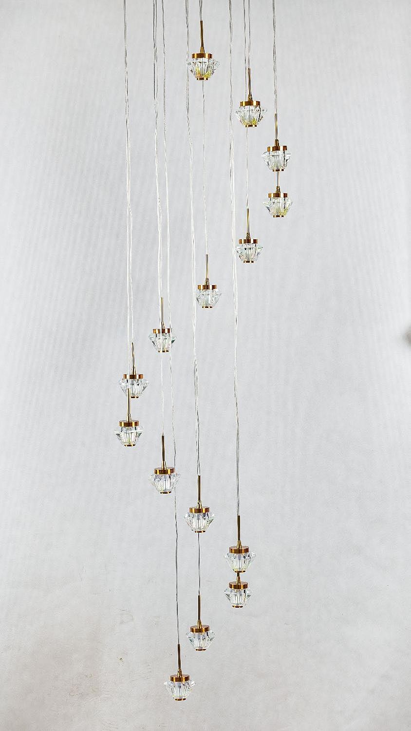 Люстра каскадная Gerhort G52140 G52143/15BRS RNB