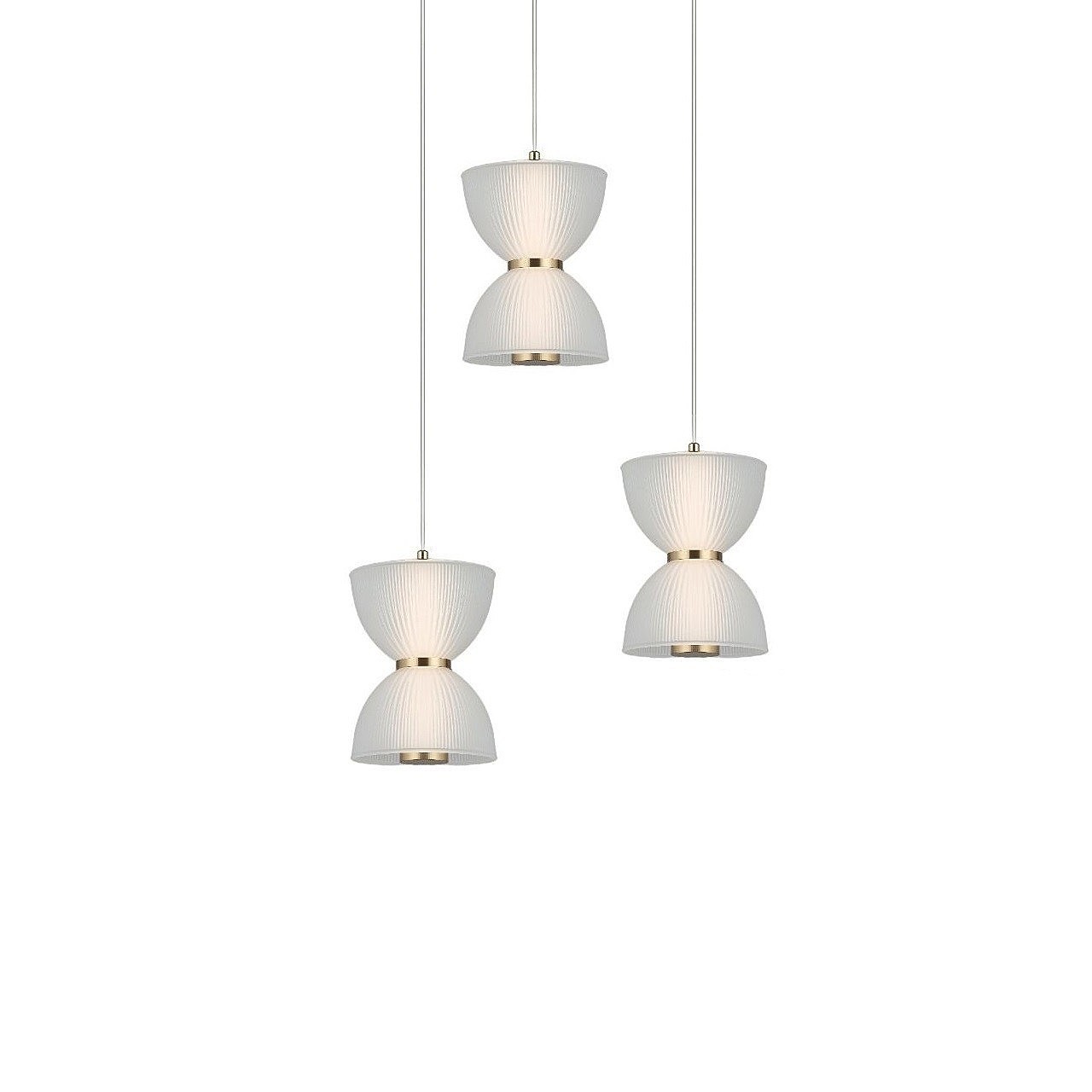 Светильник подвесной Gerhort G52156 G52156/3BK BRS+WT