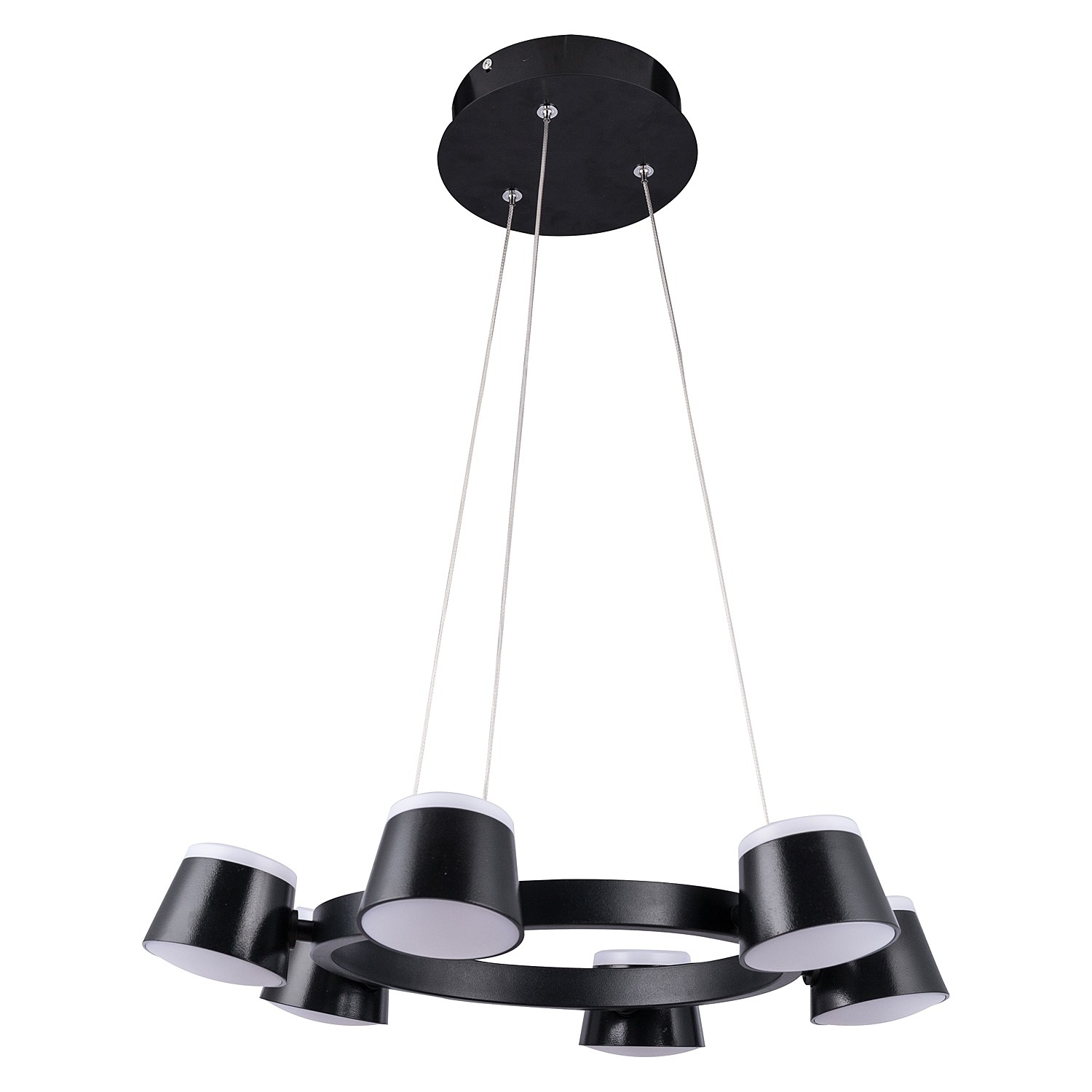 Подвесная люстра Gerhort G61237 G61237/6BK BK+WT