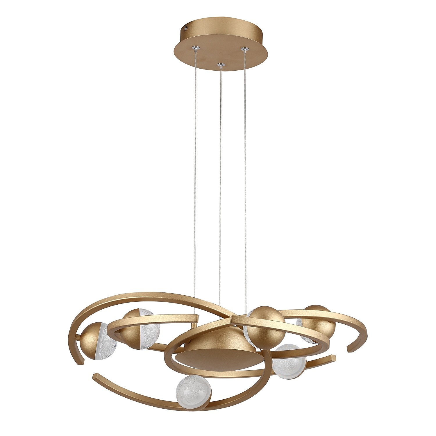 Подвесная люстра Gerhort G61243 G61244/6GD GD+WT