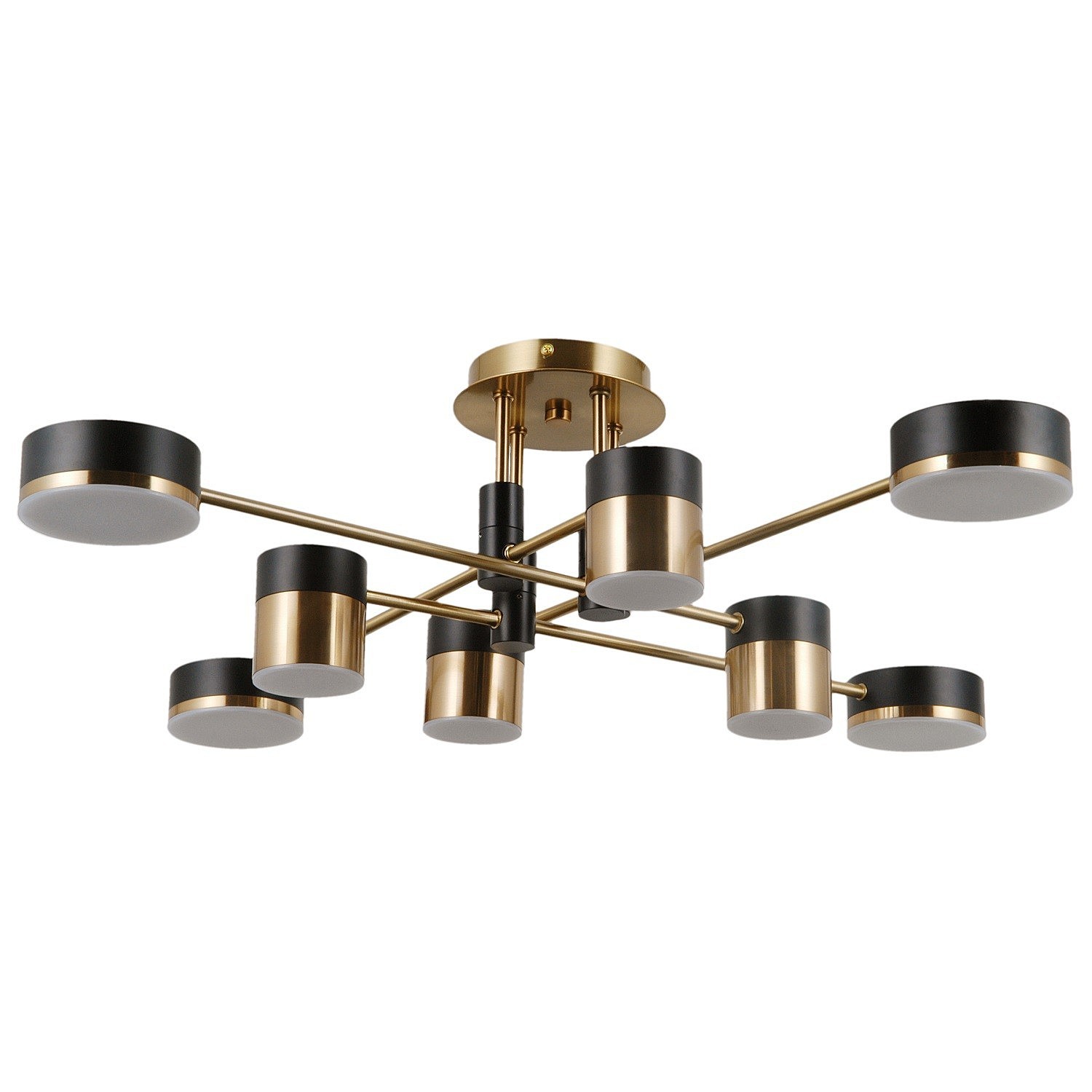 Потолочная люстра Gerhort G61420 G61420/8BRS+MBK MBK+BRS