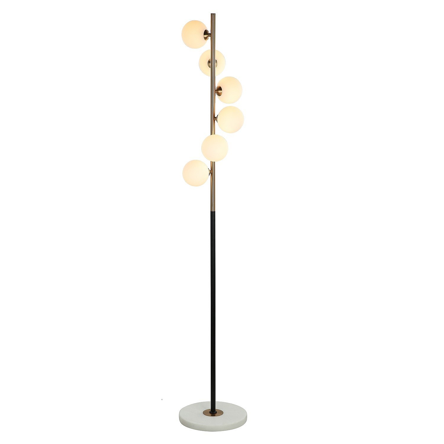 Торшер Gerhort G61602 G61602/6F WT+BK+BRS WT