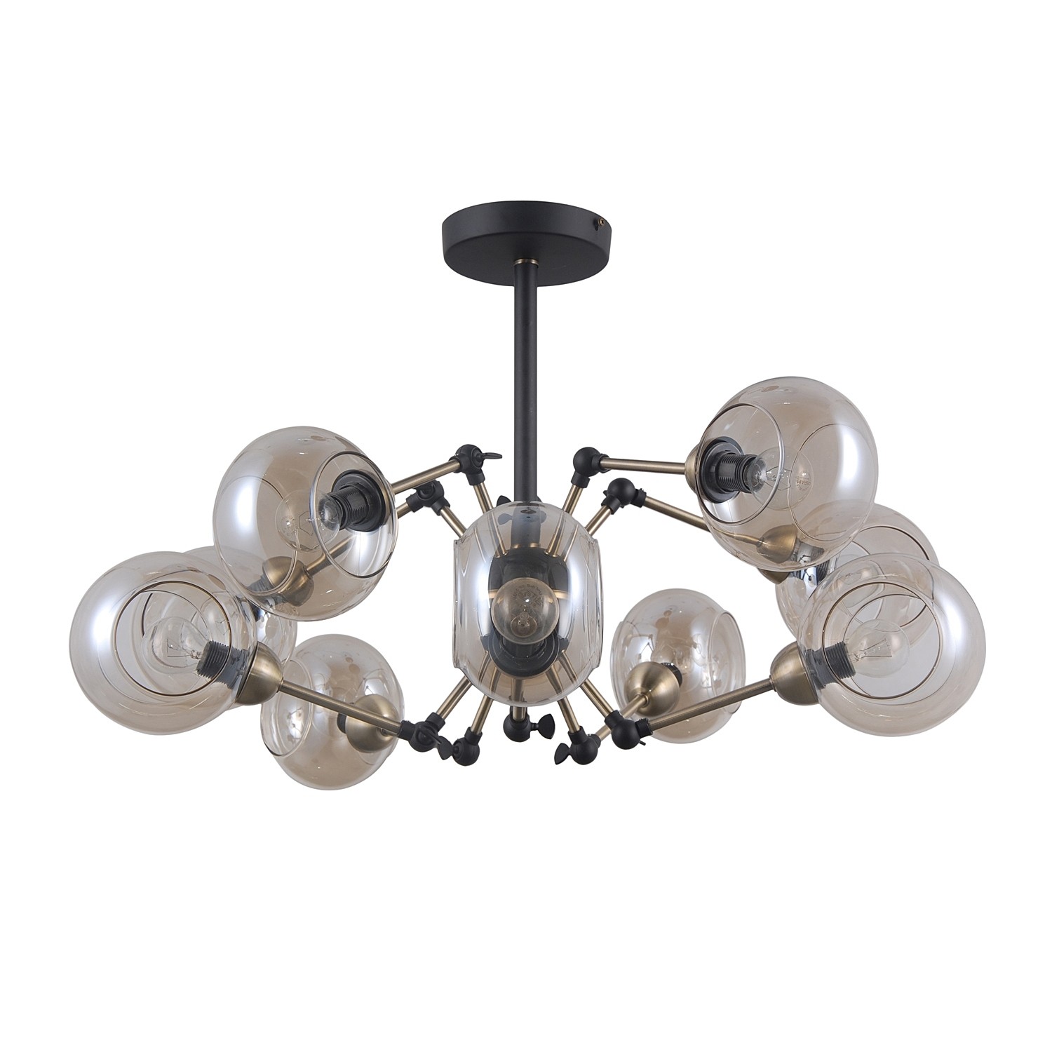 Потолочная люстра Gerhort G71147 G71147/10MBK+AB AMB