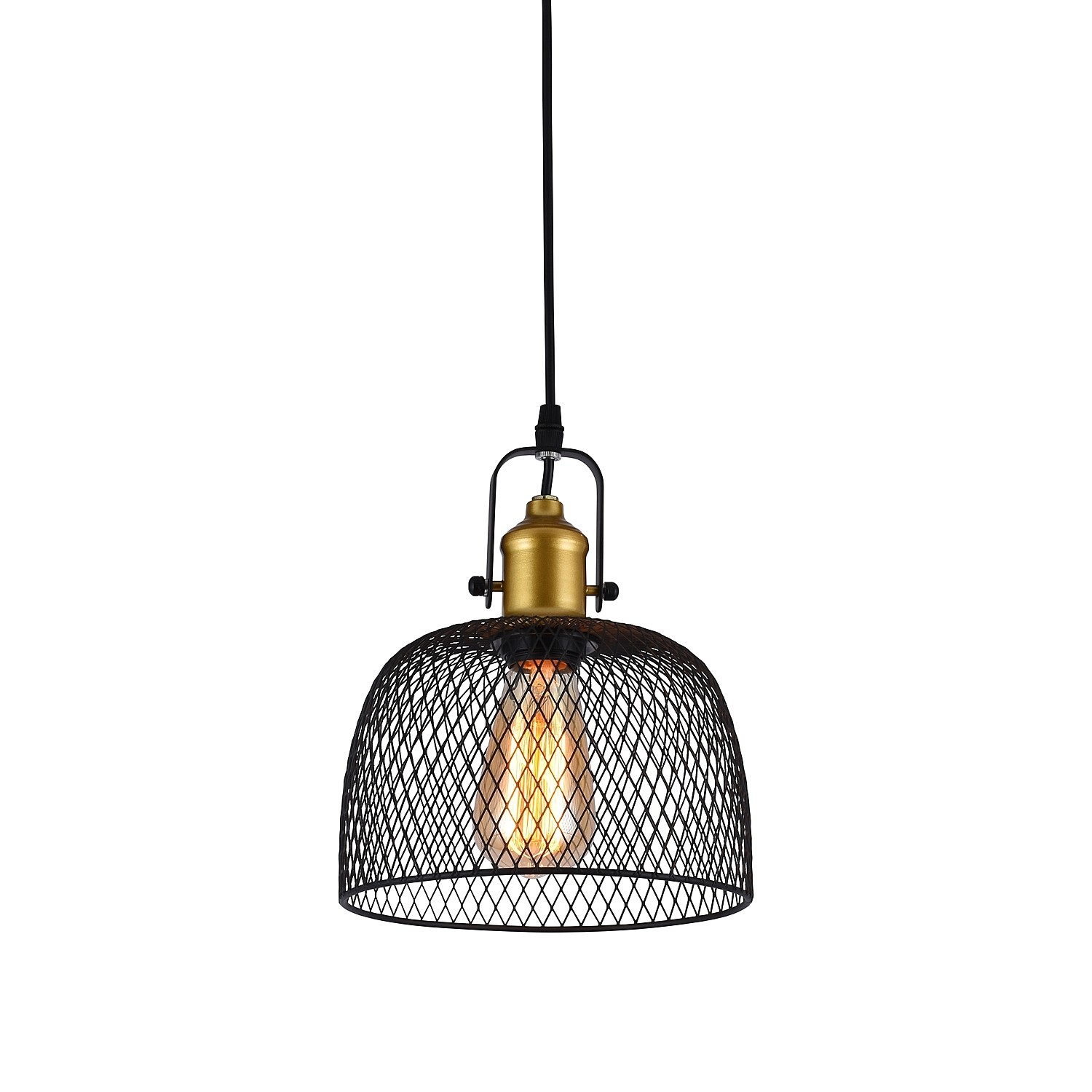 Светильник подвесной Gerhort G71158 G71158/1BK+GD BK