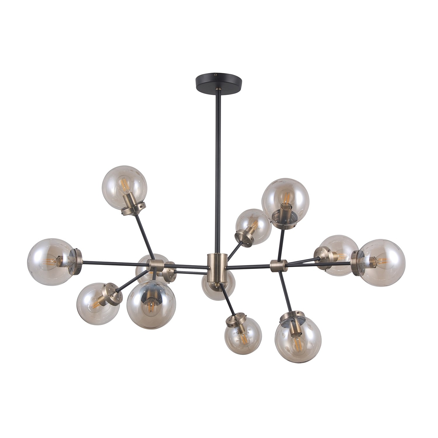 Потолочная люстра Gerhort G71161 G71161/12BK+AB AMB