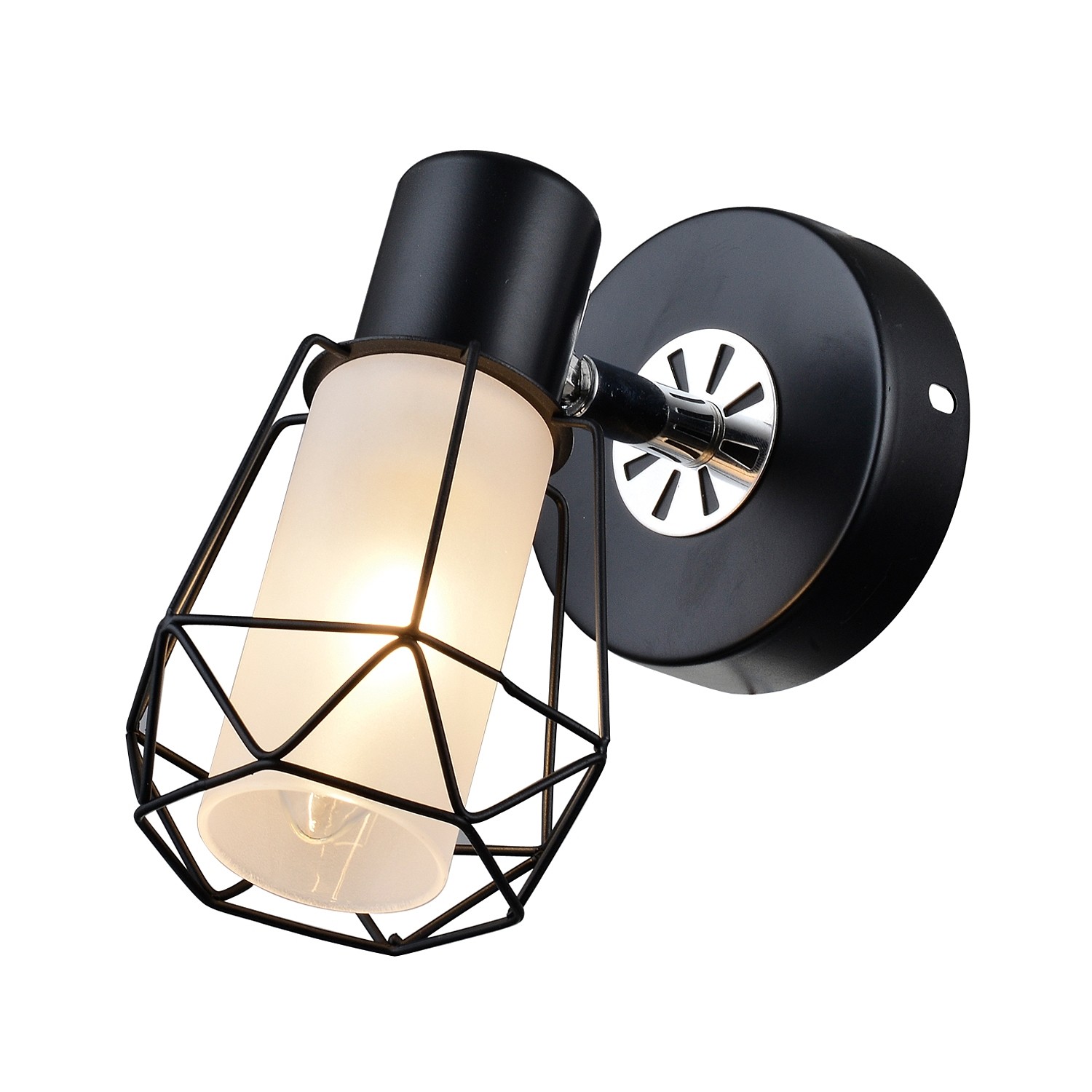 Светильник спот Gerhort G81039 G81039/1wCH+WE WH