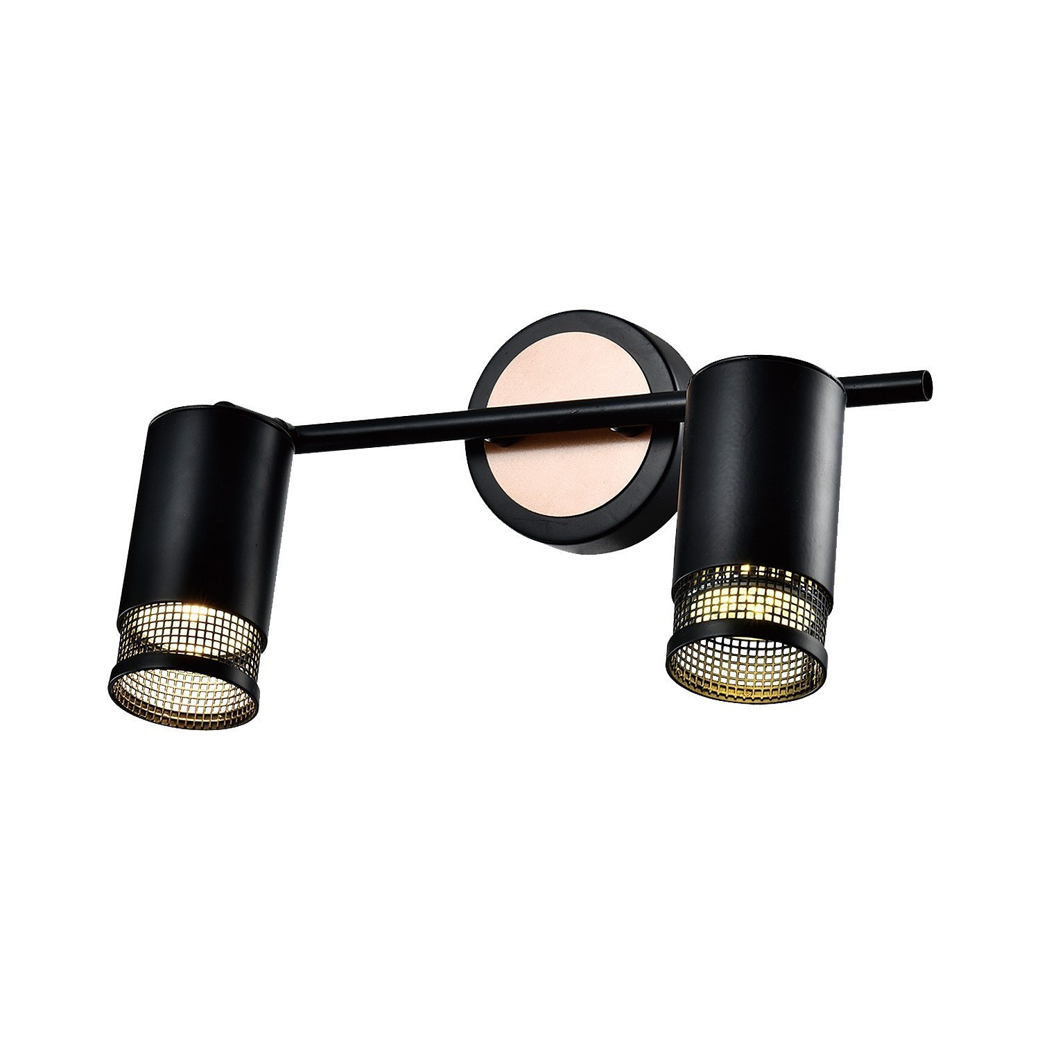 Светильник спот Gerhort G81055 G81055/2wBK+BR BK