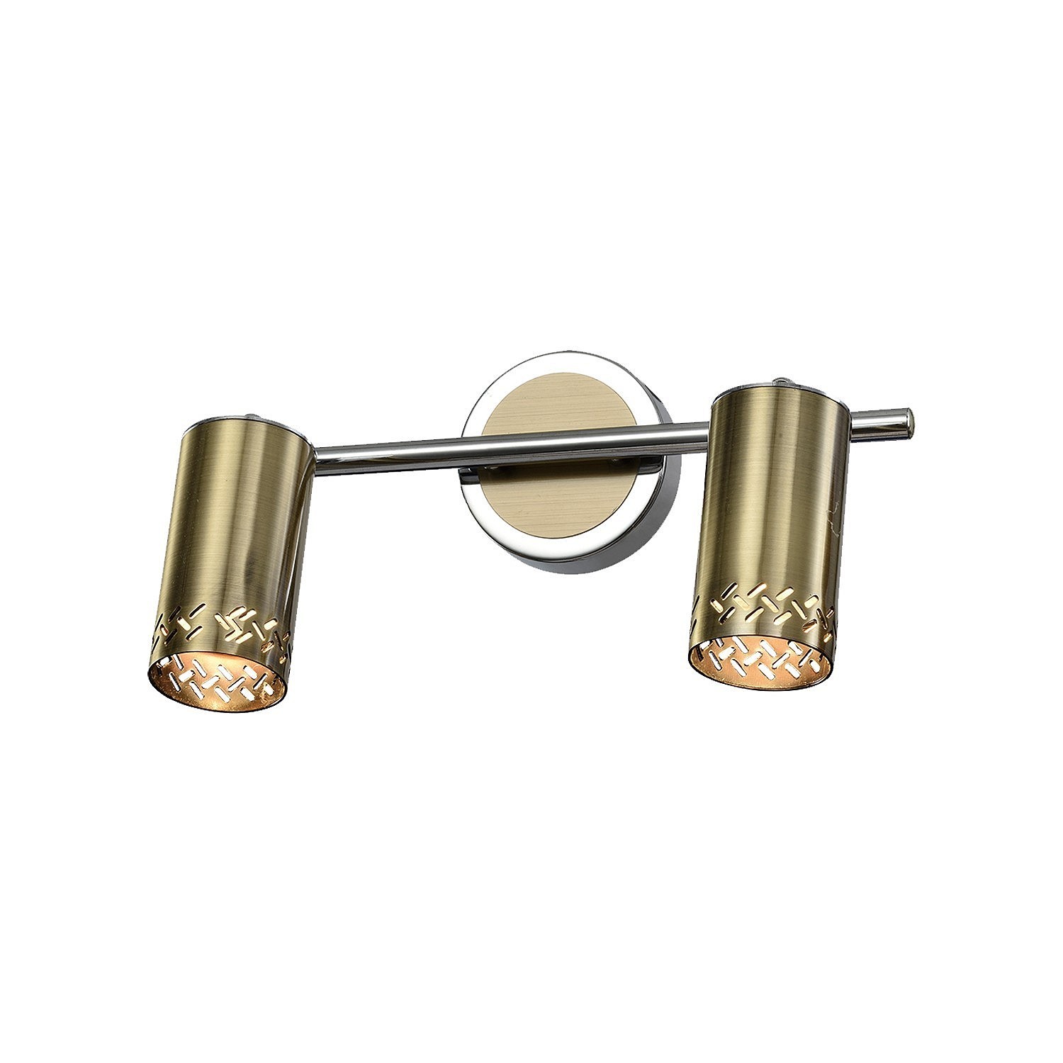 Светильник спот Gerhort G81056 G81056/2wCR+AB AB