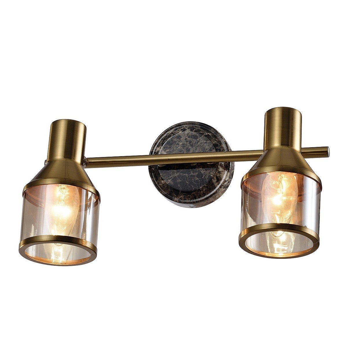 Светильник спот Gerhort G81057 G81057/2wDMR+BRS AMB+BRS