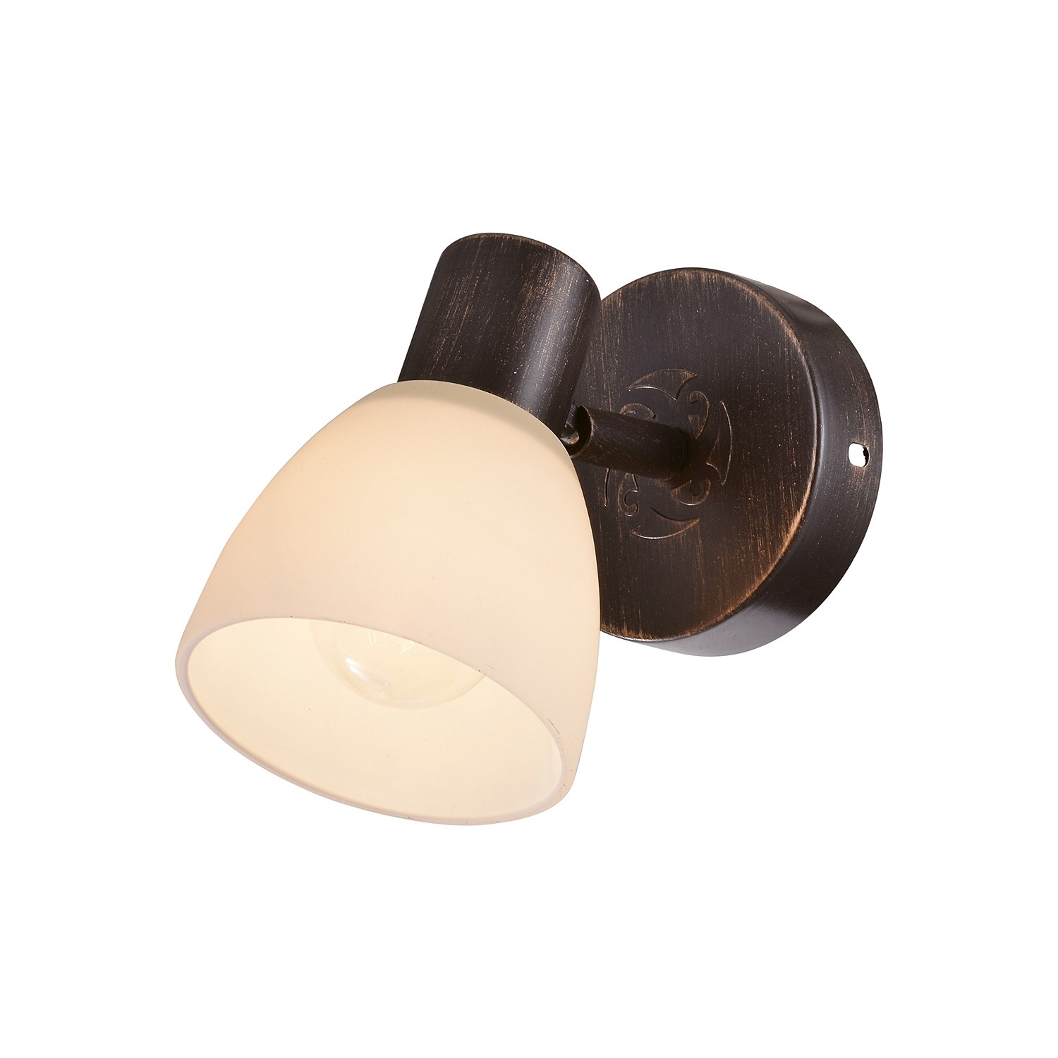 Светильник спот Gerhort G81096 G81096/1BK+GD WT