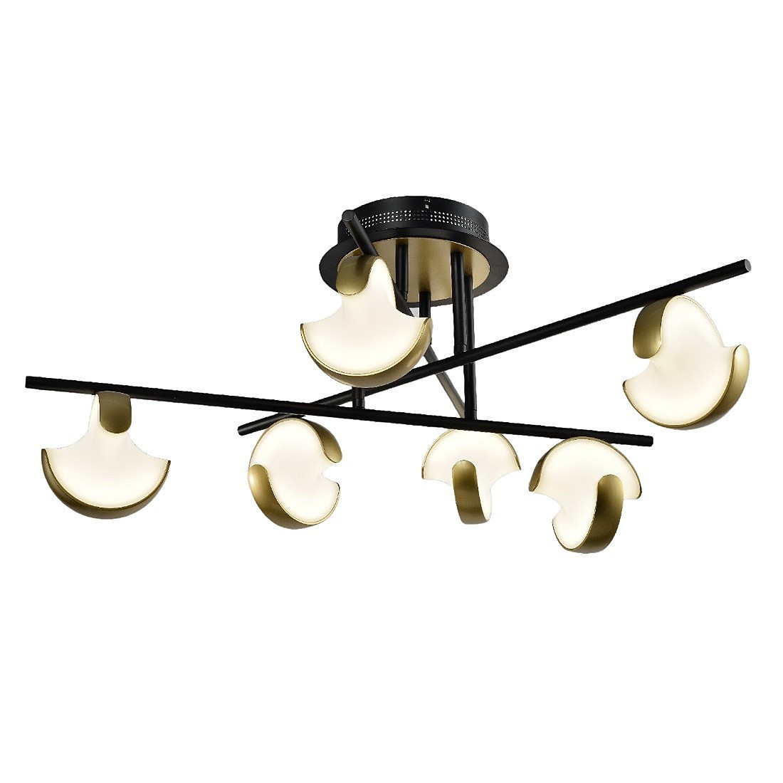 Потолочная люстра Gerhort G91051 G91051/6BK+GD