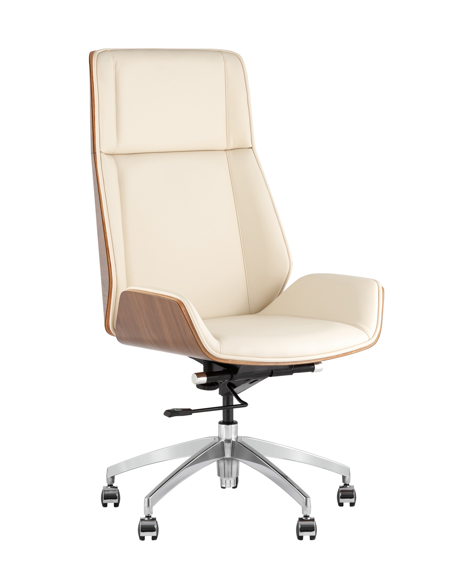 Компьютерное кресло Stool Group Crown A312 8383-1 walnut back