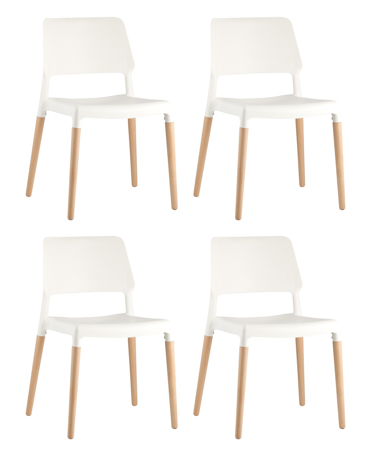 Комплект стульев Stool Group Bistro 8086 WHITE X4
