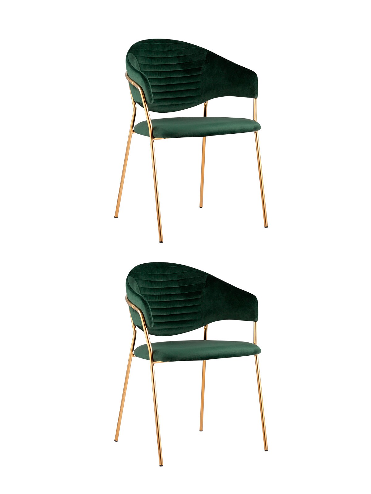 Комплект стульев Stool Group Эвита FDC8022 GREEN FUT-73 X2