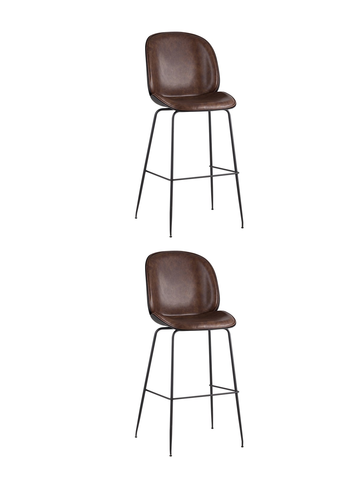 Комплект стульев Stool Group Beetle 9329C BROWN X2