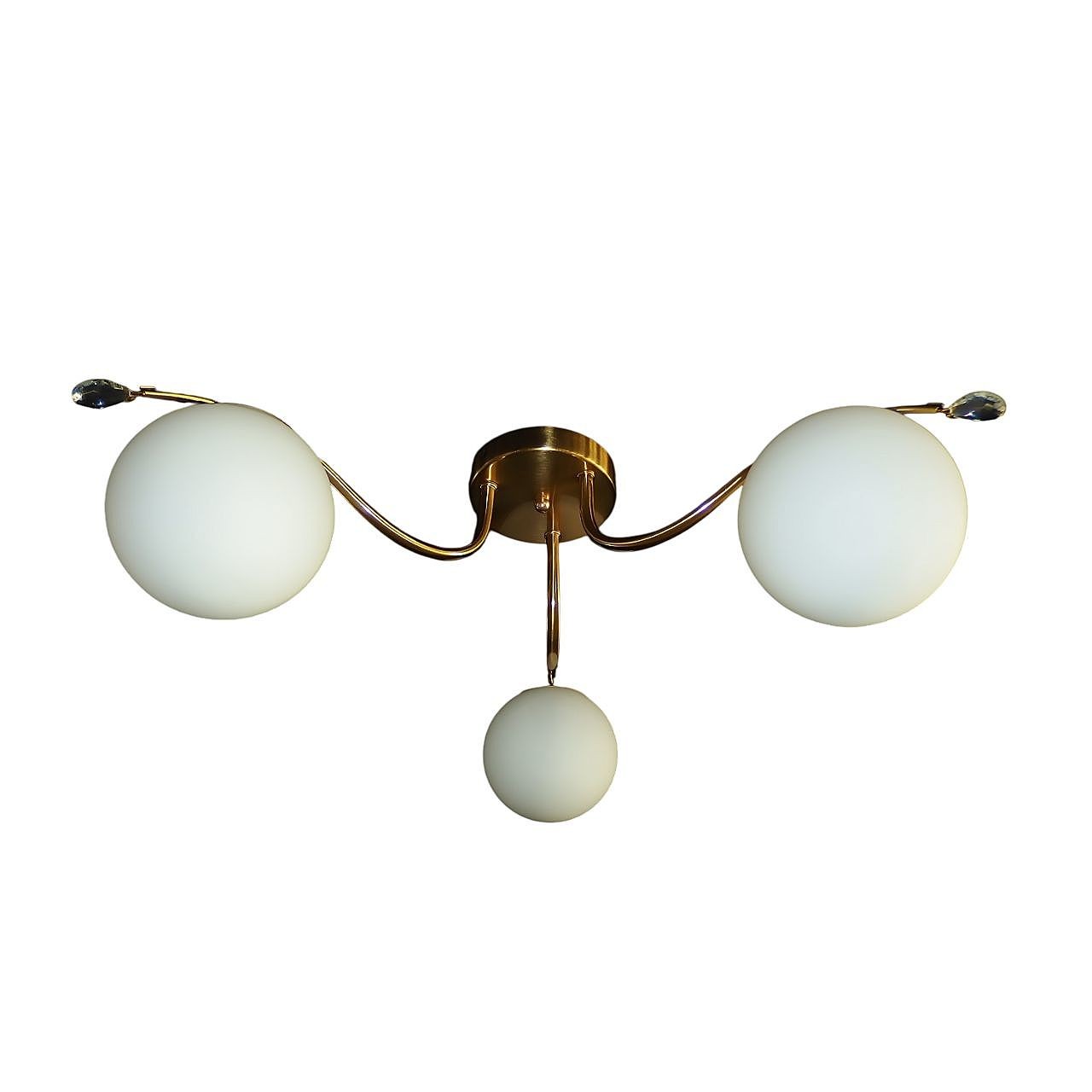 Потолочная люстра ЭкономСвет 10025 10025/3GD WT