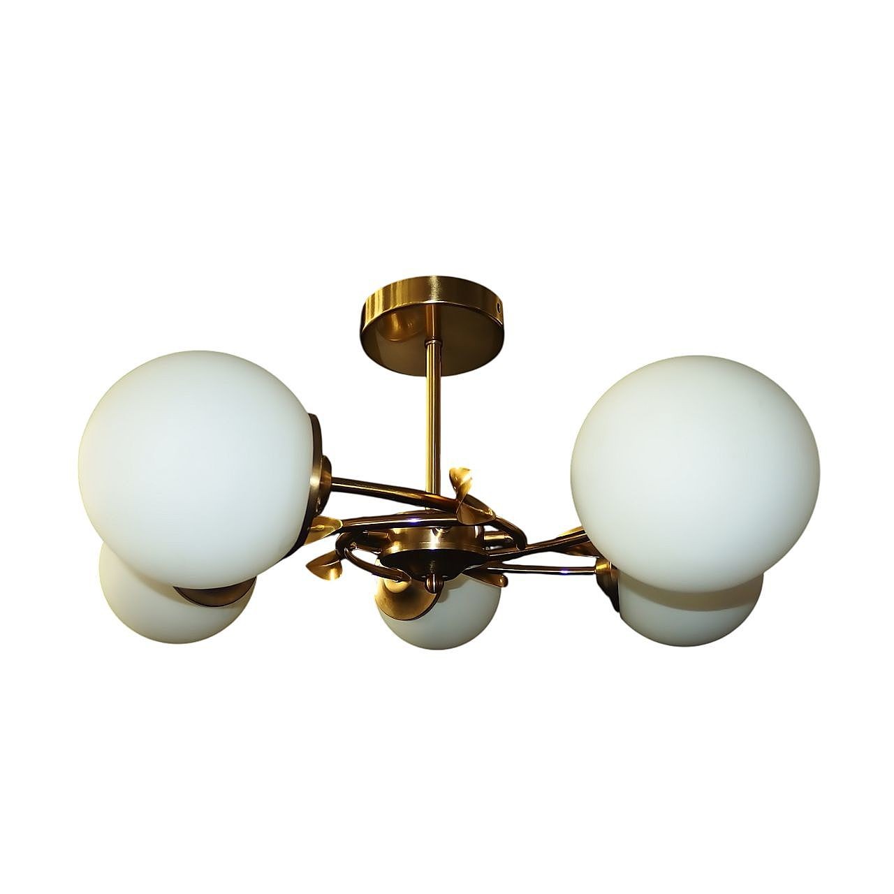 Потолочная люстра ЭкономСвет 10031 10031/5GD WT