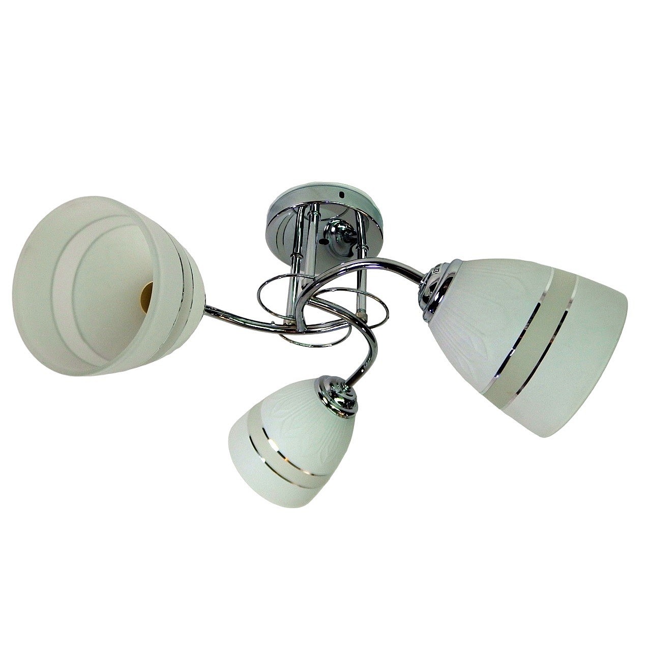 Потолочная люстра ЭкономСвет 10033 10033/3CR WT