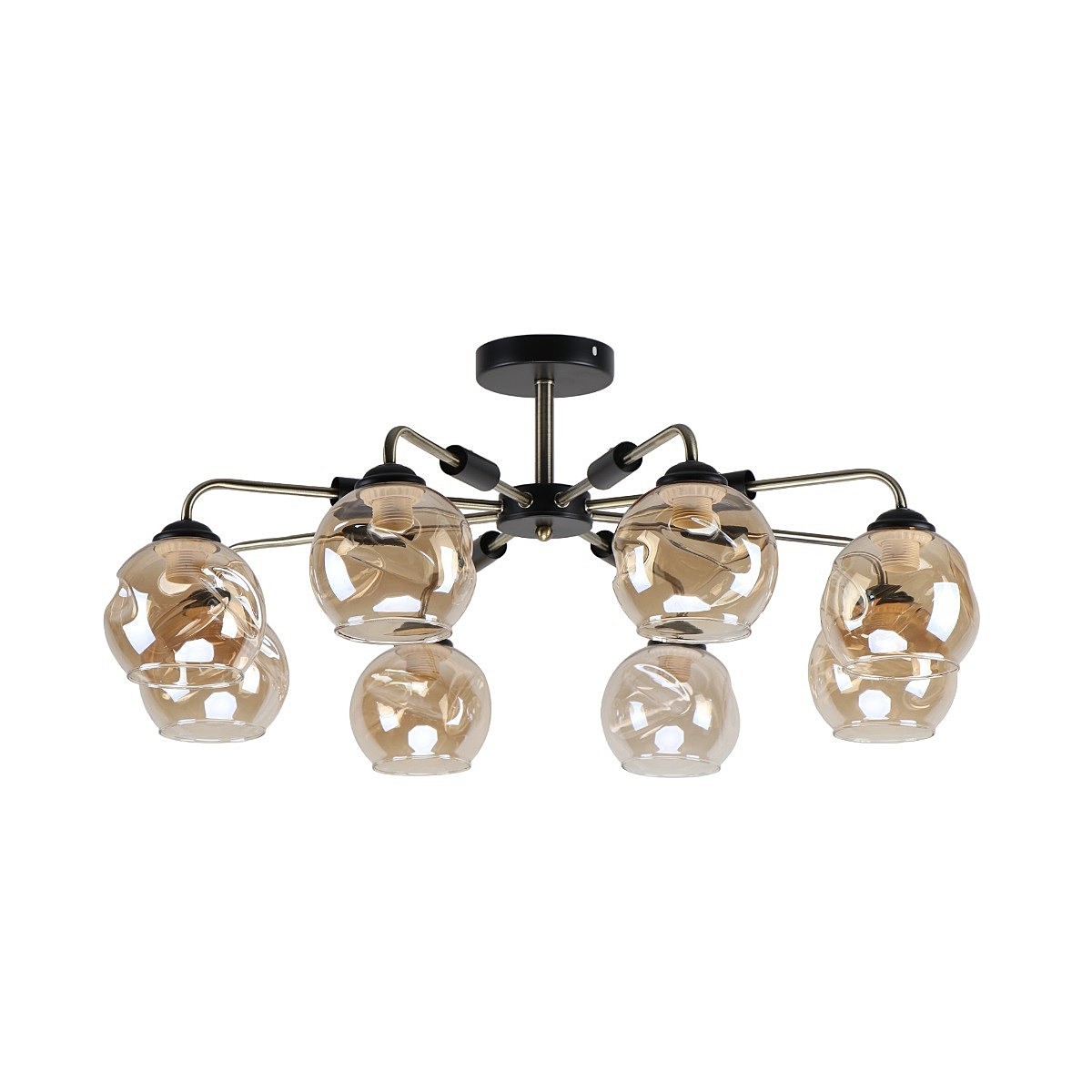 Потолочная люстра ЭкономСвет 10048 10048/AB+BK BR