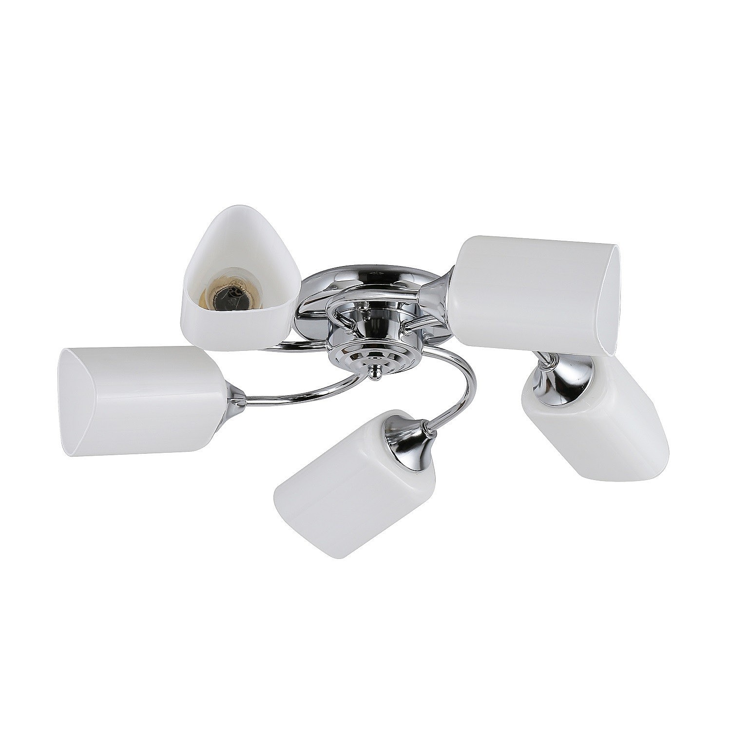 Потолочная люстра ЭкономСвет 10074 10074/5CR WT