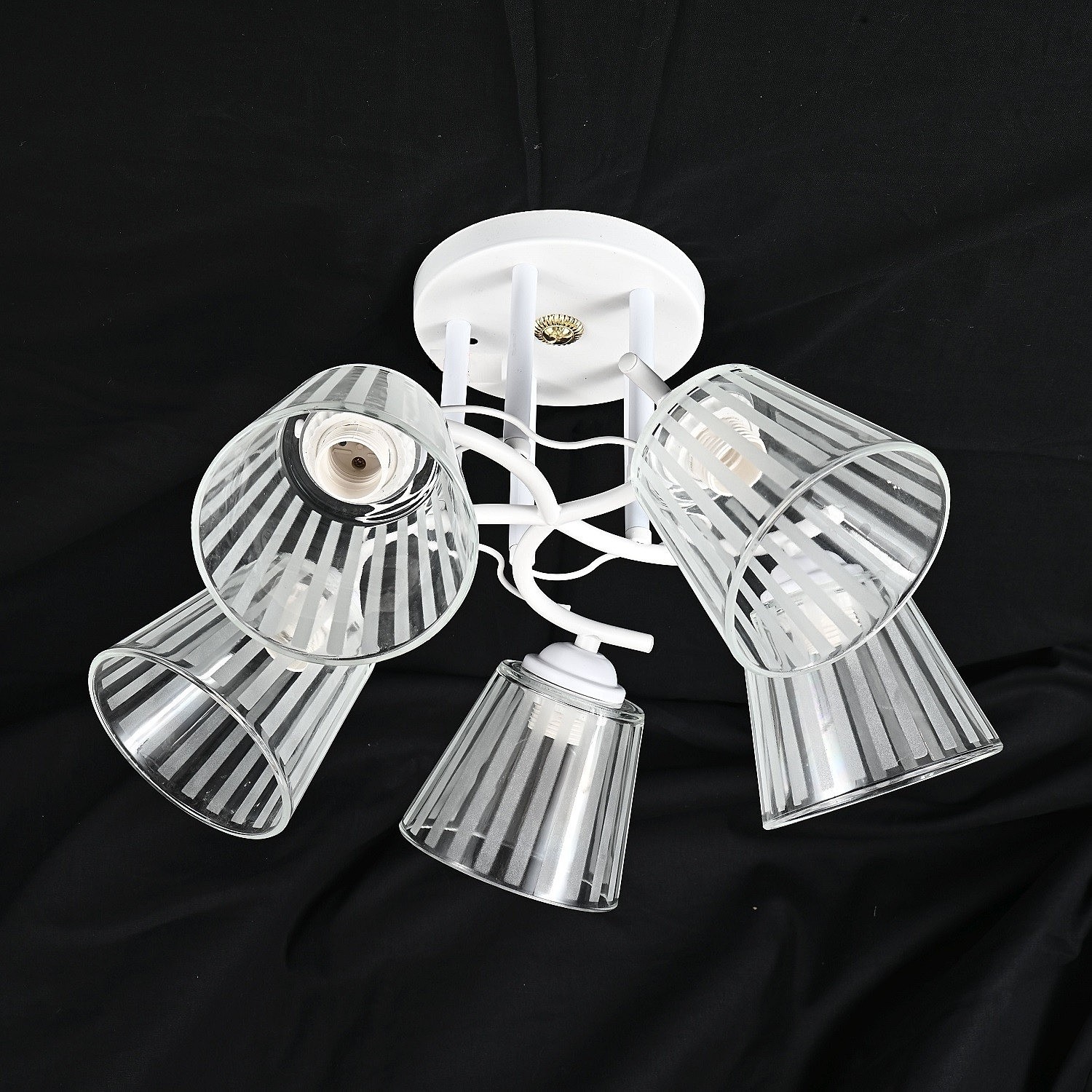 Потолочная люстра ЭкономСвет 10084 10084/5WT+CR WCL