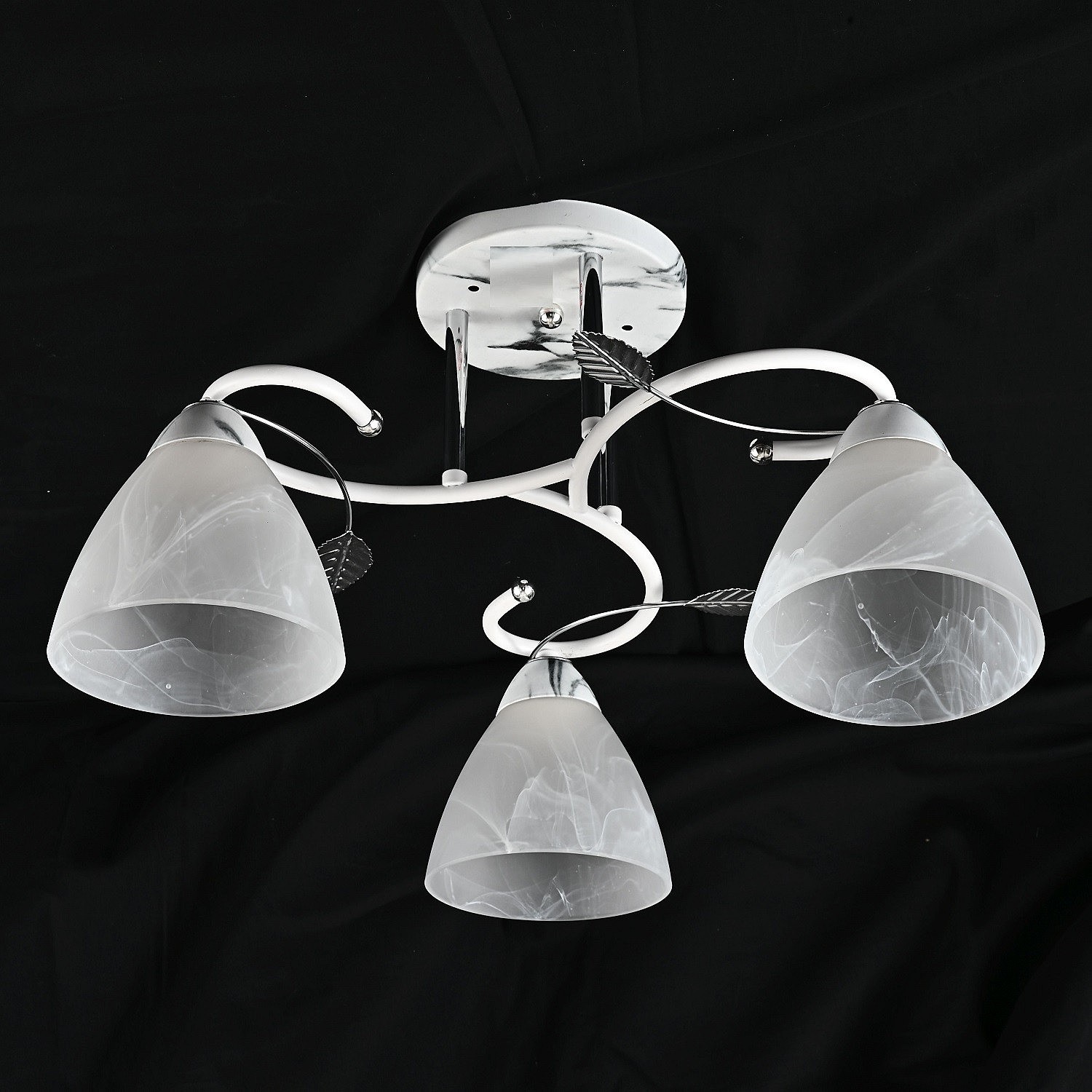 Потолочная люстра ЭкономСвет 10093 10093/3MR+WT+CR WT